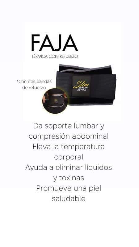 FAJA ABDOMEN SLIM ACTIVE CON REFUERZO