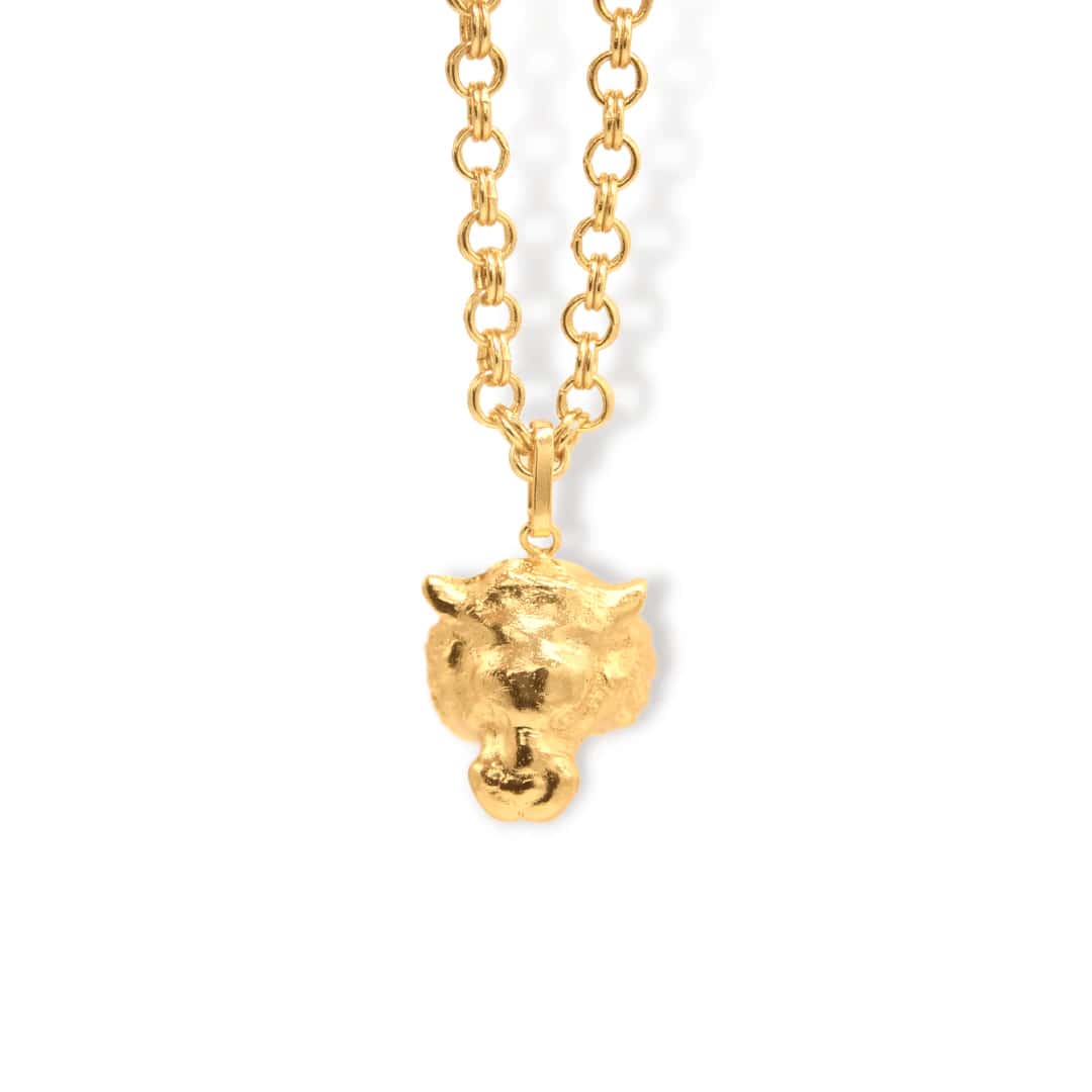 Cadena con cabeza de tigre