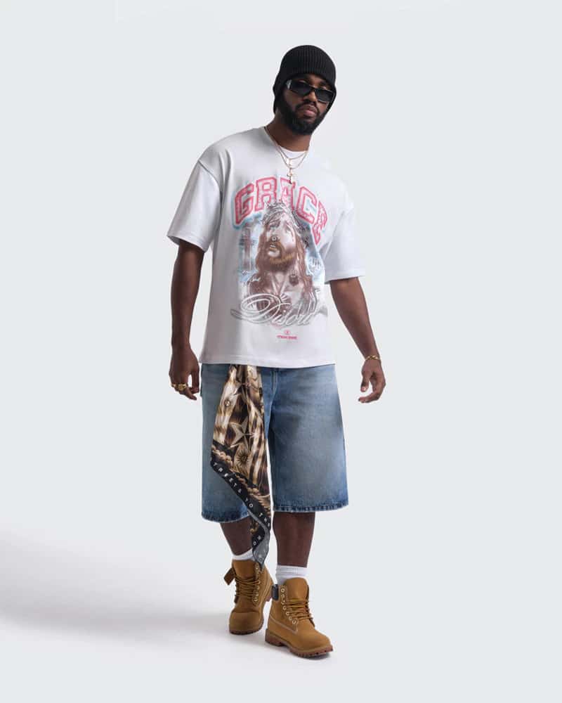 Camiseta Blanca Oversize Street Saint - miniatura 6