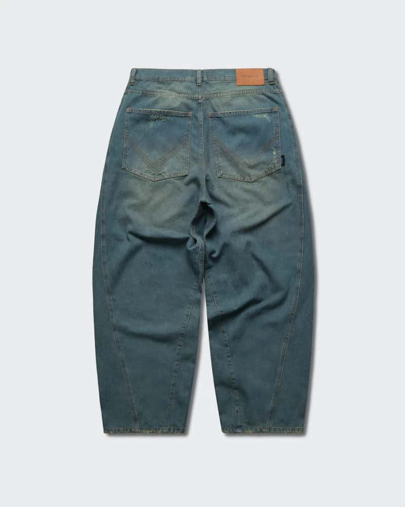 Jeans Azul Barrel Matizado - miniatura 6