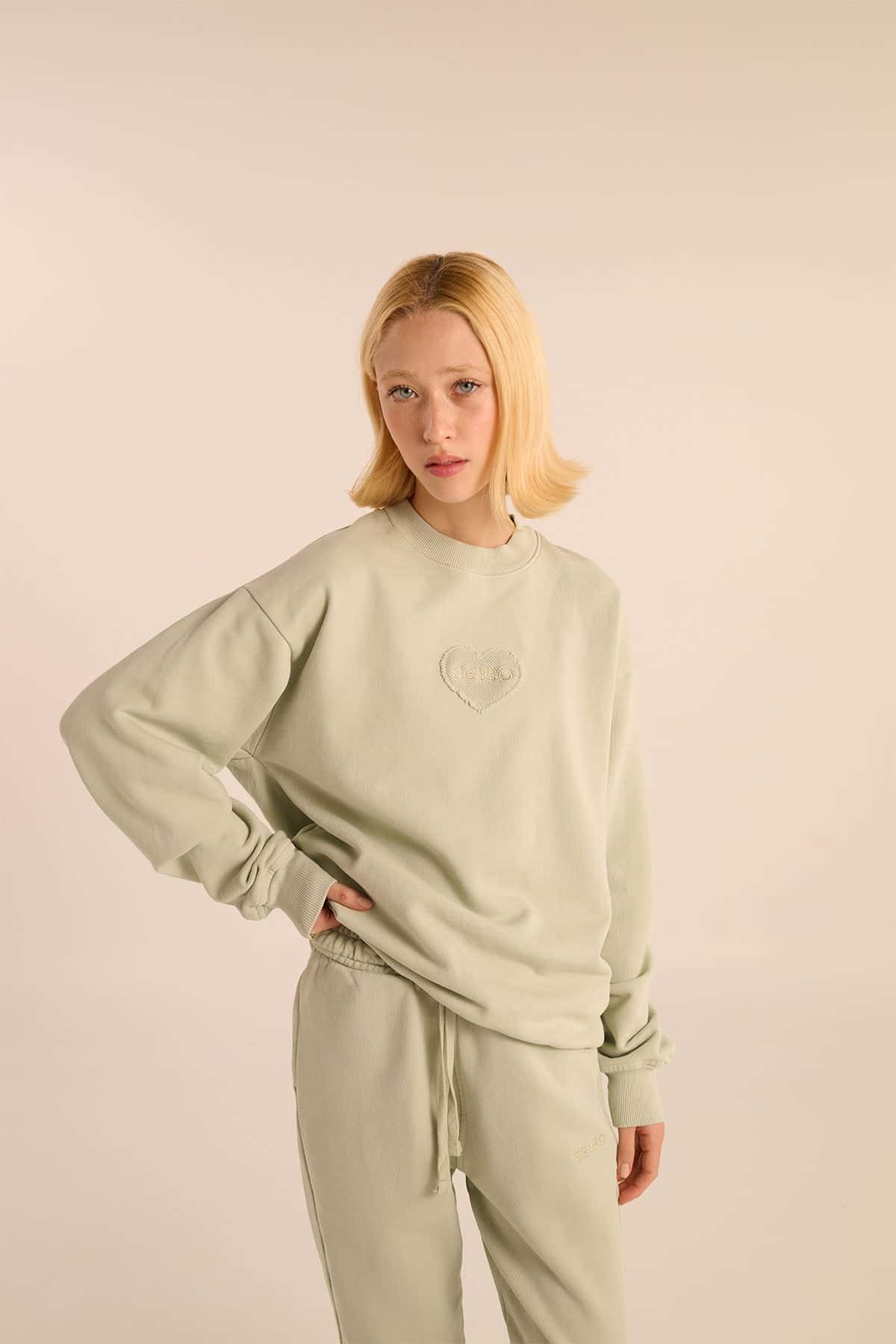 CORE CREWNECK LIGHT GREEN - miniatura 4