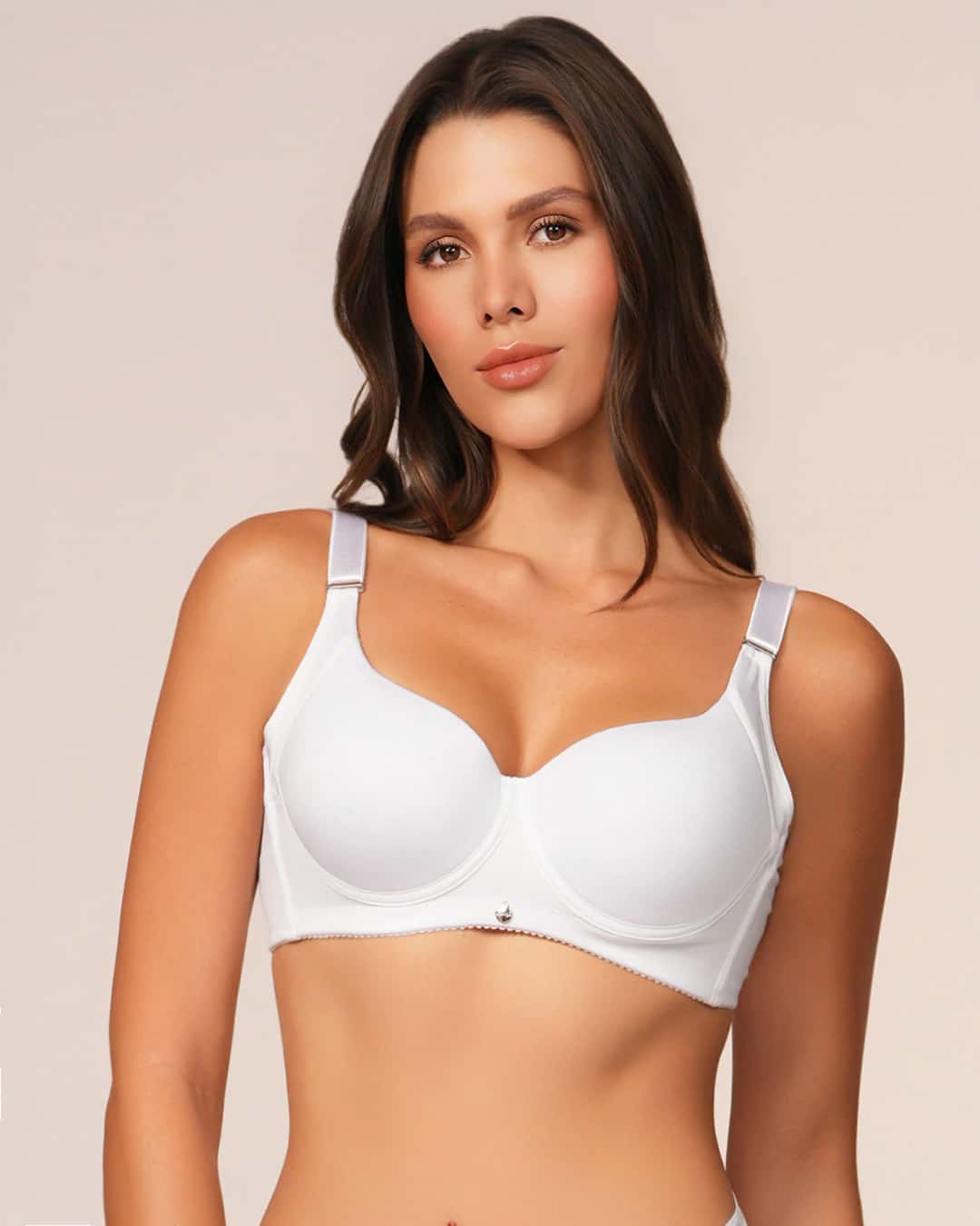 Brasier de Alto Cubrimiento con Realce Suave y Control en Espalda Ref. 425