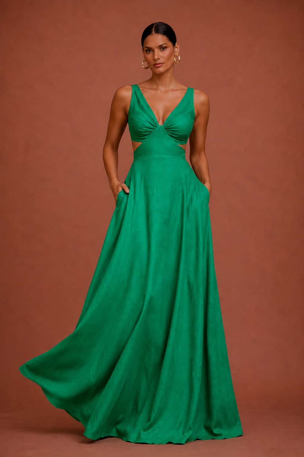 Vestido Quindio Verde - miniatura 1