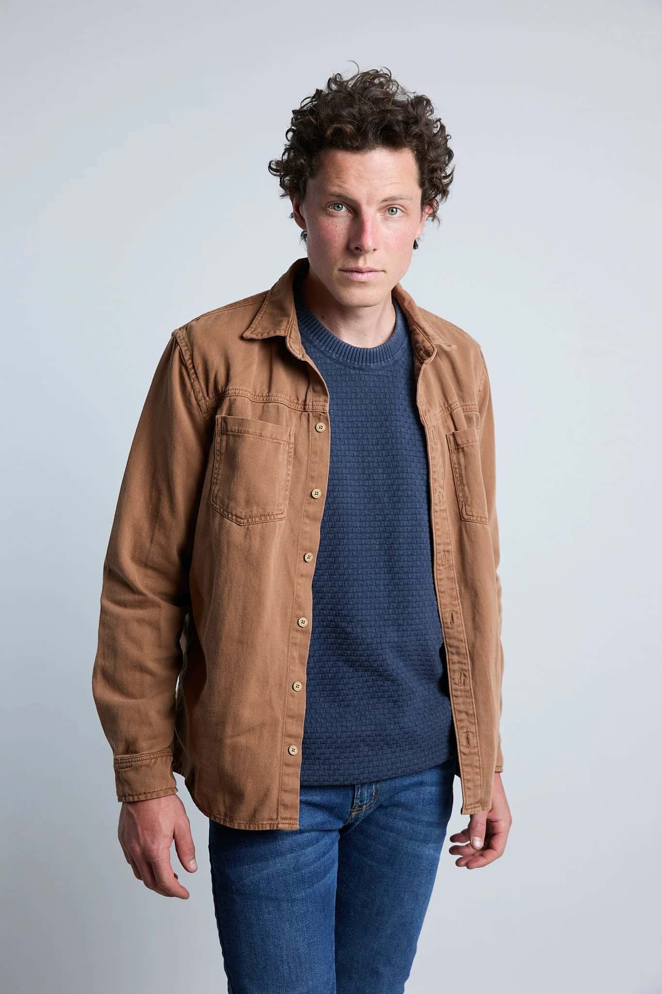 Sobrecamisa caramelo