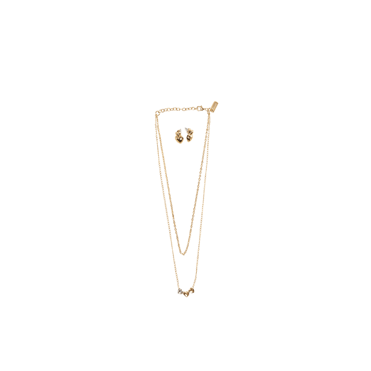 KIT DE CADENA Y ARETES PARA MUJER HARTIE