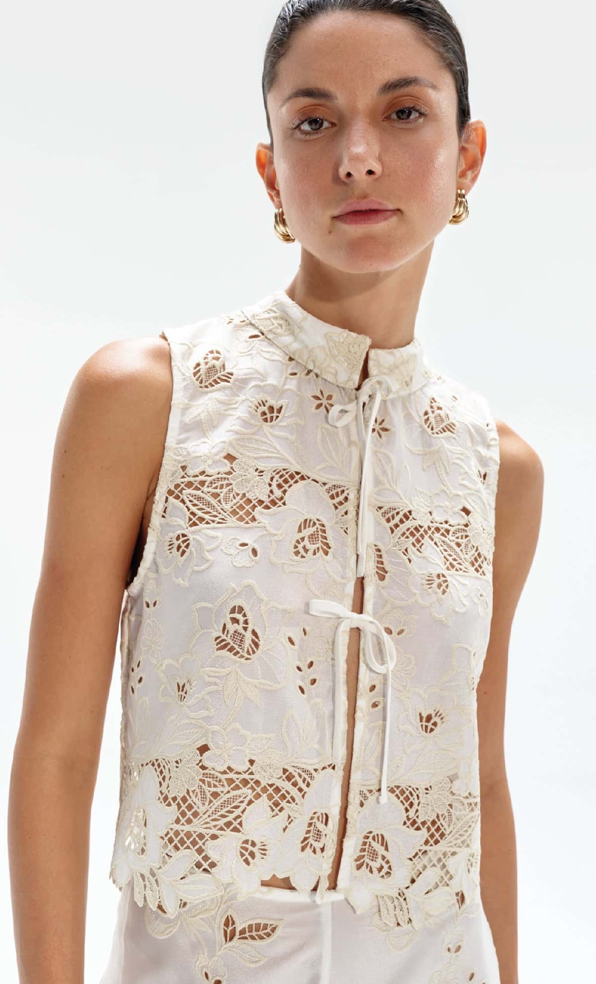 Blusa Agapanto Créme