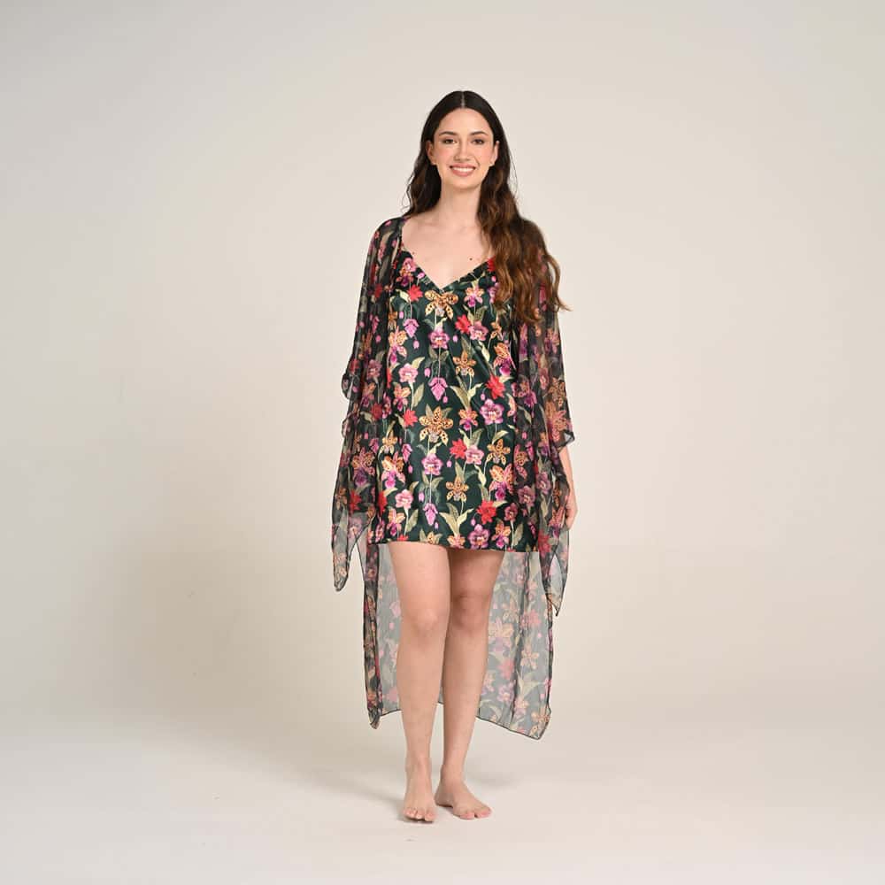 Kimono Manga 3/4 Estampado Cordillera