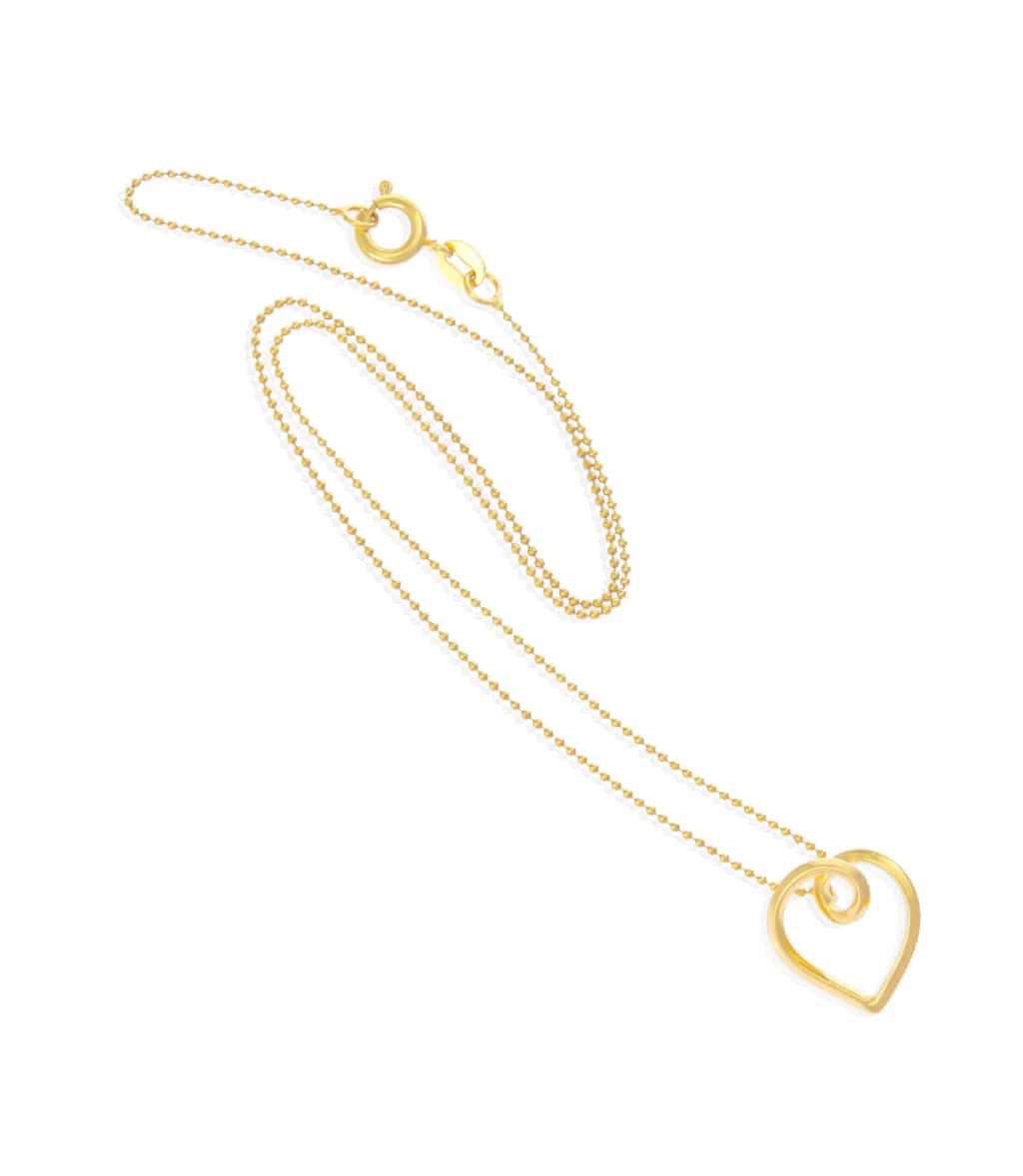 Collar Corazón Infinito Dorado