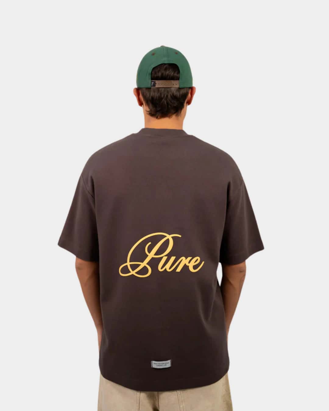 BROWN LOGO T-SHIRT - miniatura 2