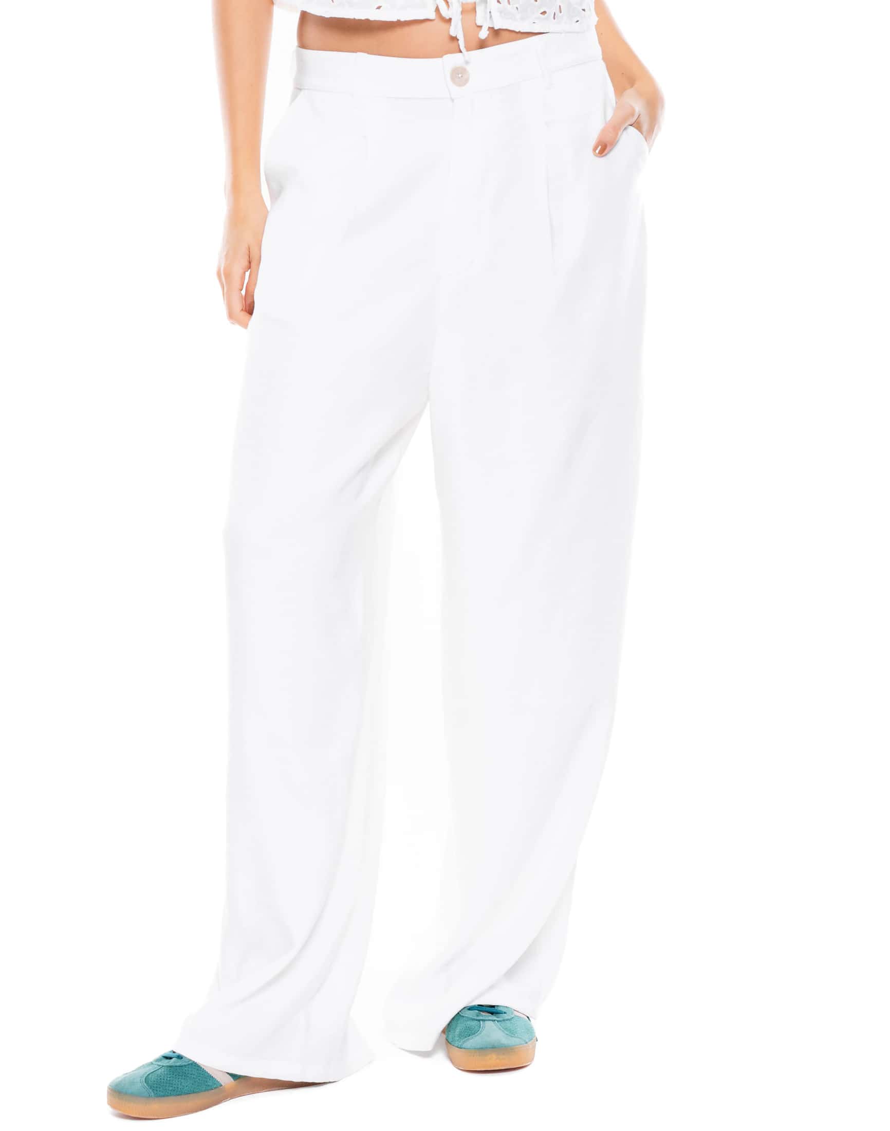 Pantalón Wide Leg Unicolor