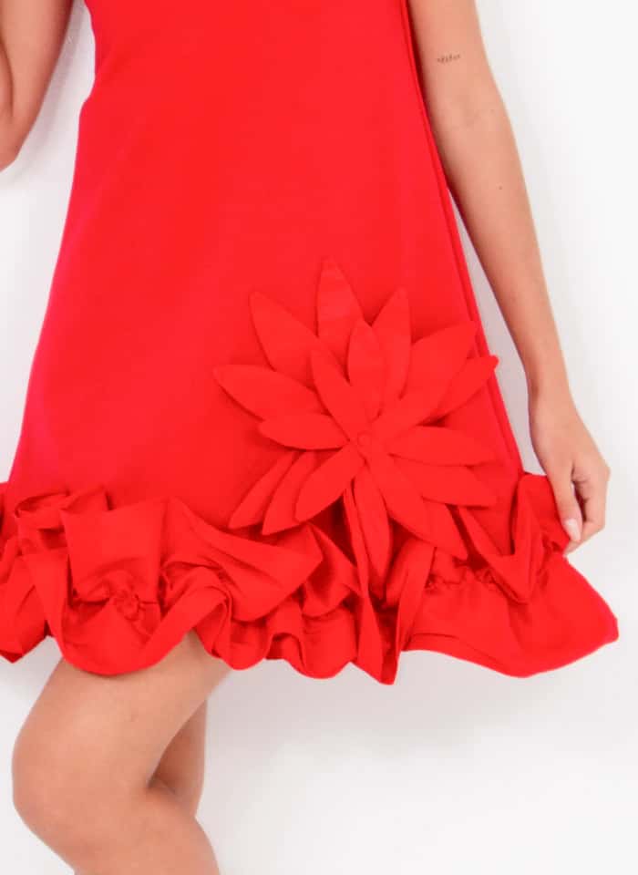 Vestido Chiquiza Rojo - miniatura 5