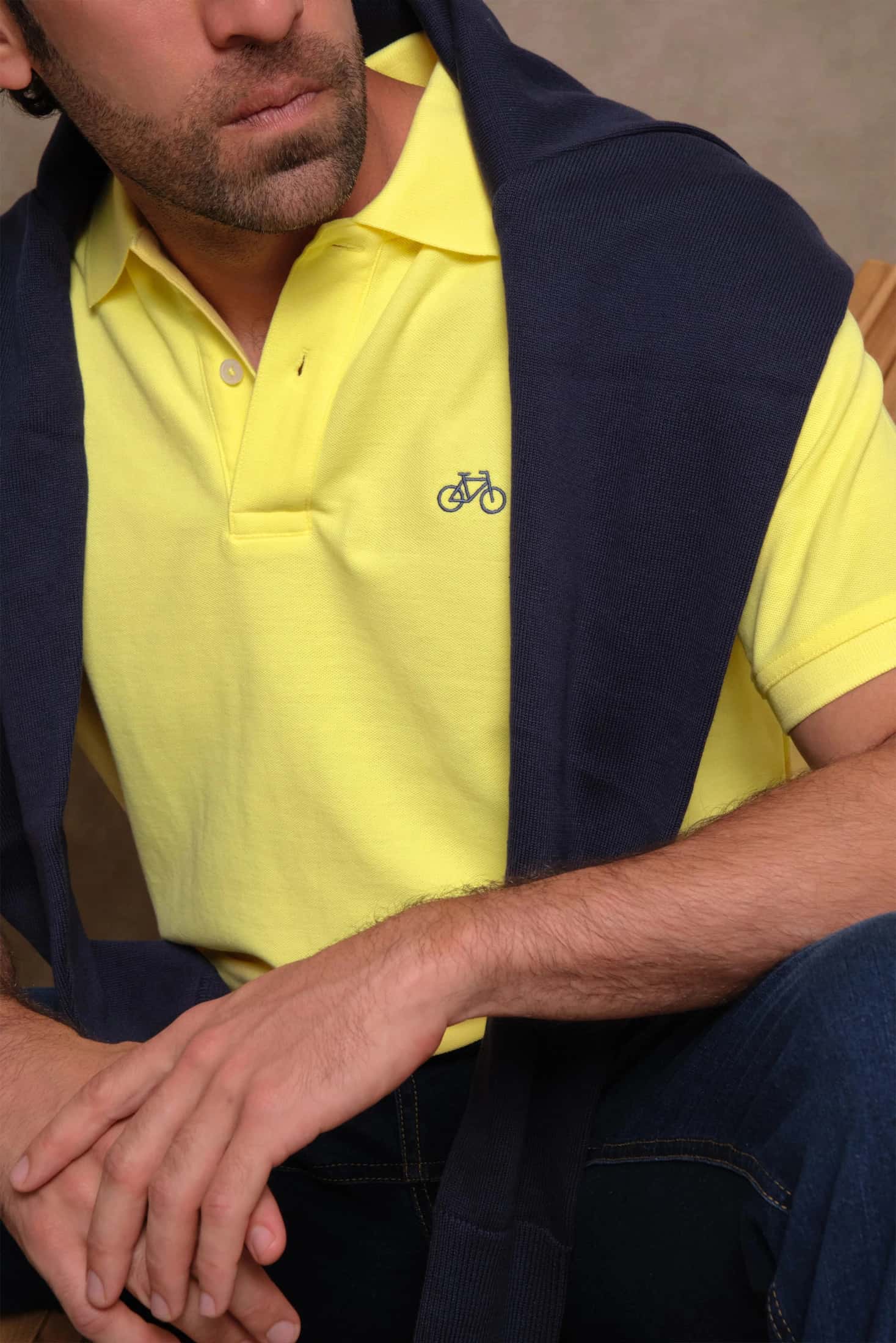 POLO MANGA CORTA BANANA