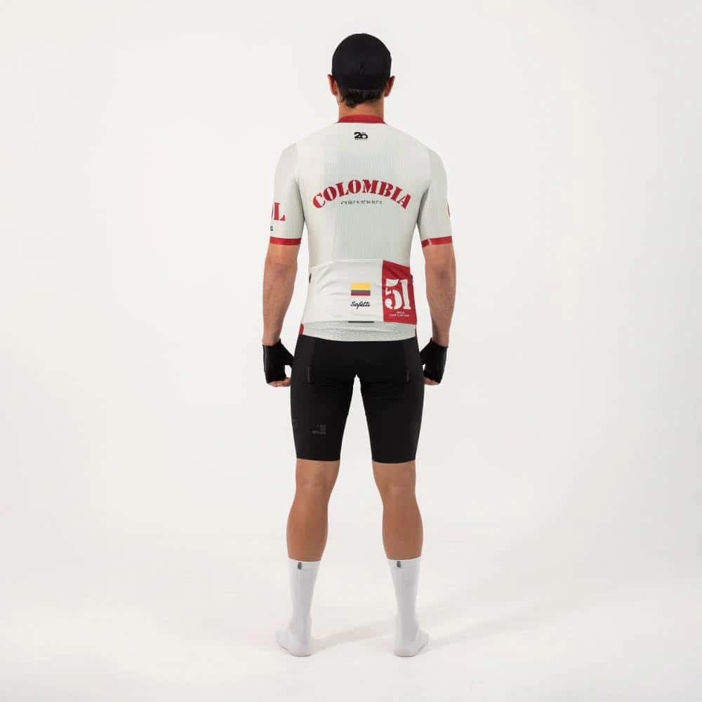 CAMISA CICLISMO MANGA CORTA COLOMBIA 51 PARA HOMBRE - miniatura 2