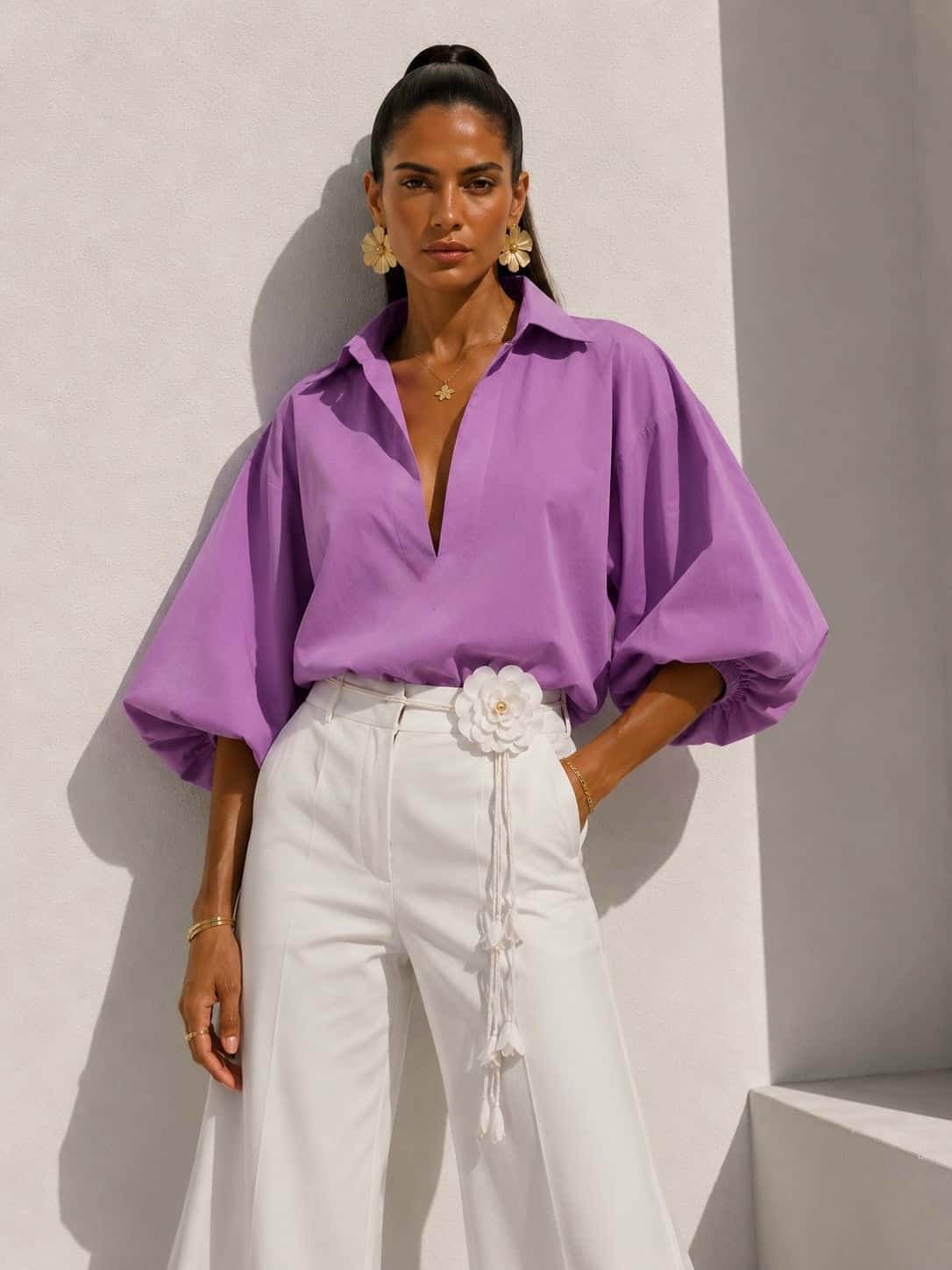 Blusa Popular Lila - miniatura 1