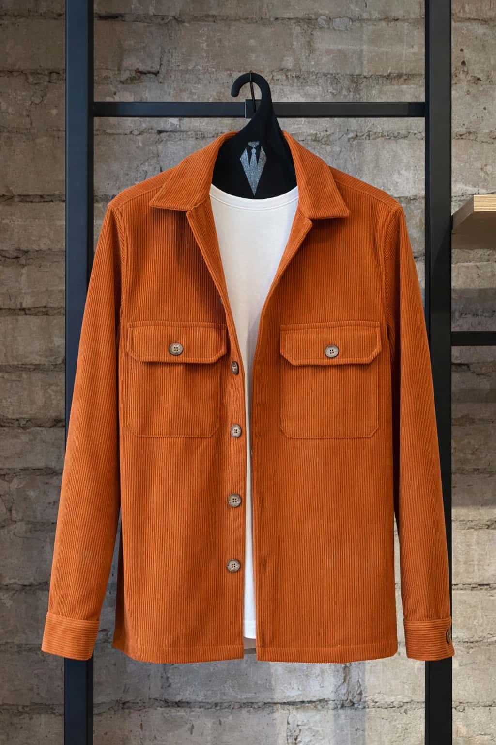 Chaqueta Para Hombre en Corduroy Camel