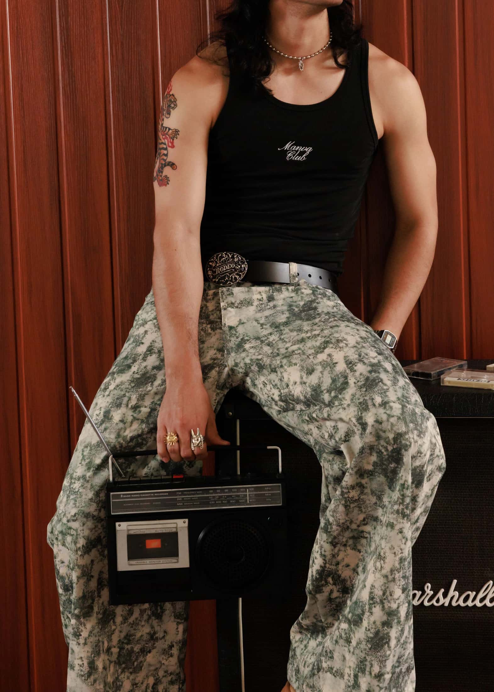 CAMO PANTS VERDOSO. - miniatura 2