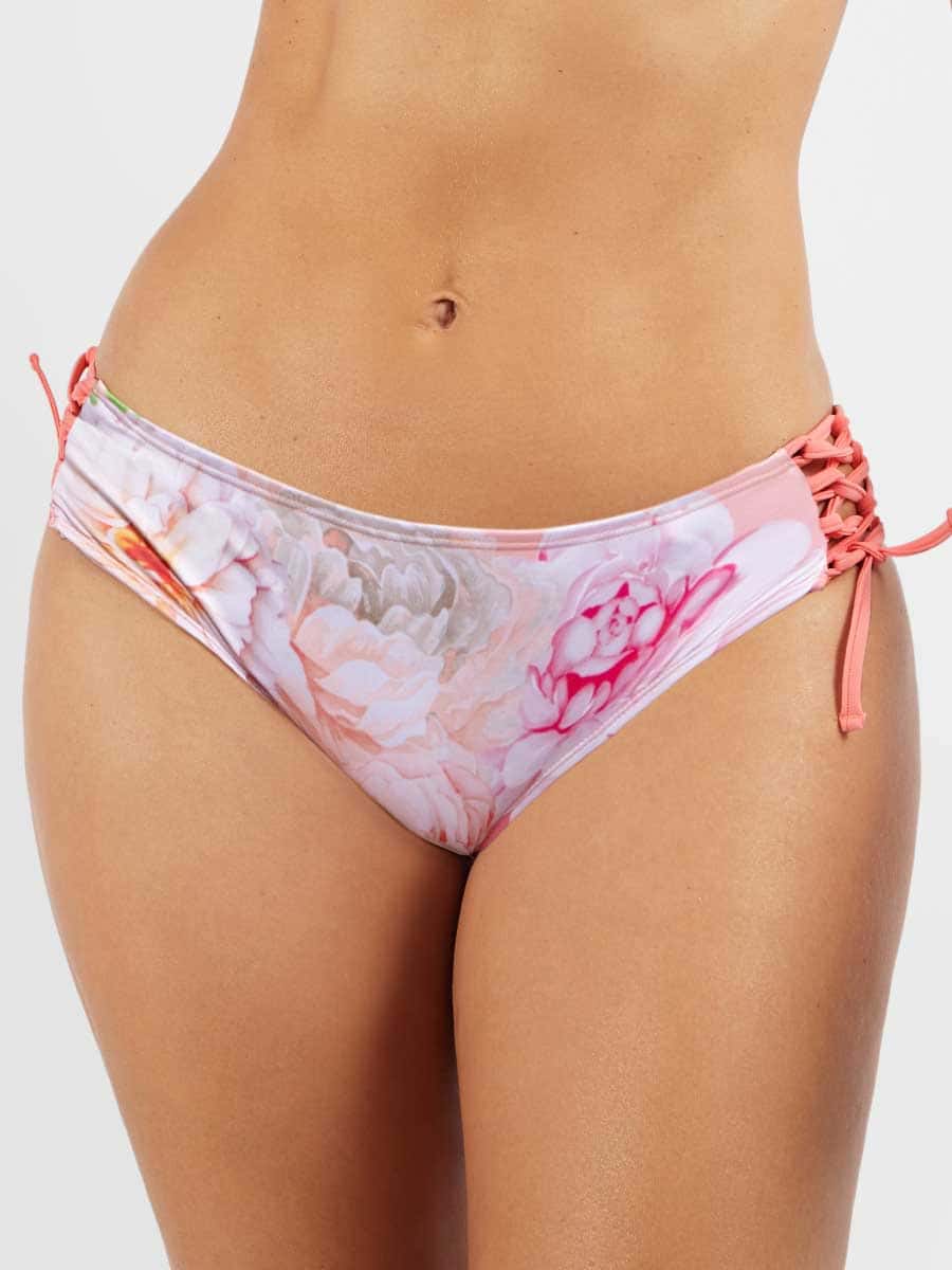 Panty de Baño Ajustable Color Coral Cálido