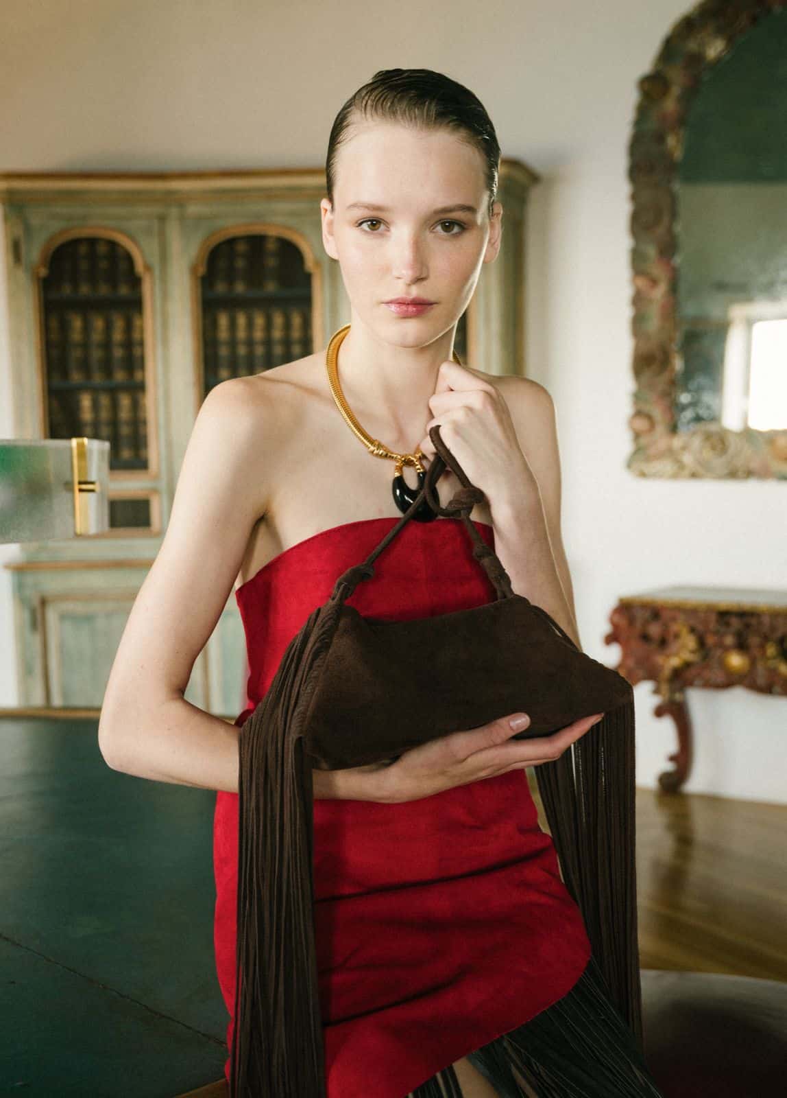 "LA MAREA" SUEDE BAG - miniatura 2