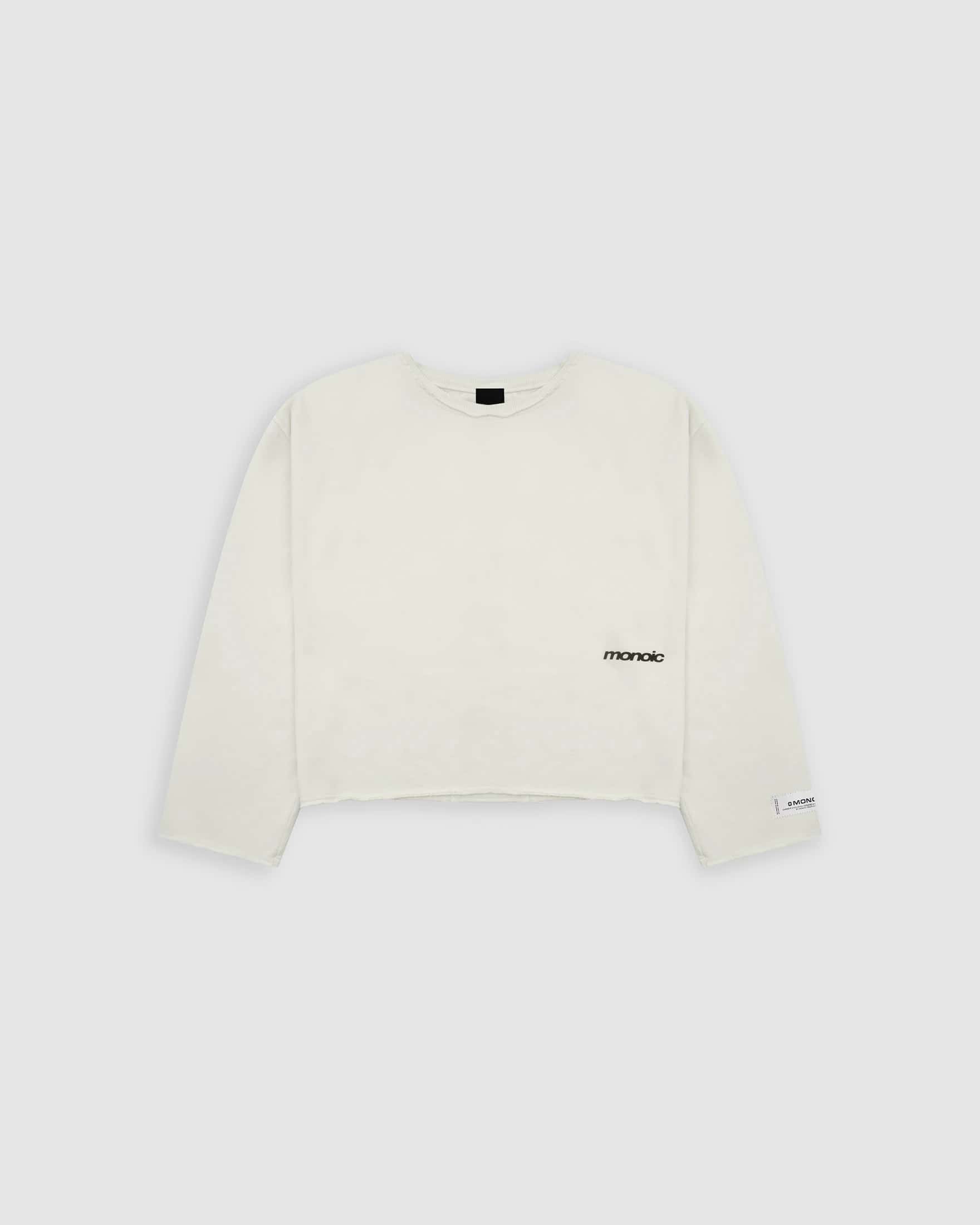 Long Sleeve Boxy T-Shirt – Off White