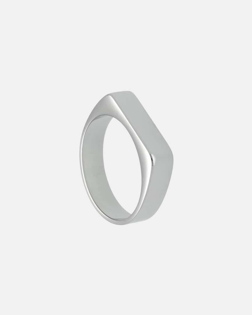 Anillo Slim Plateado