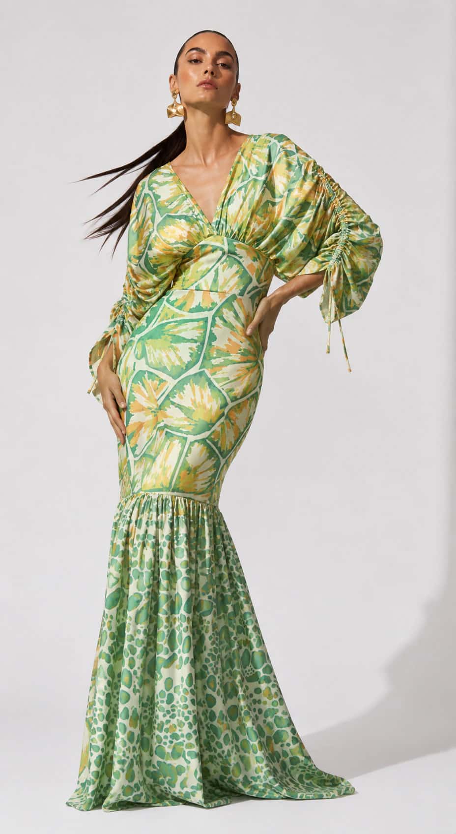 Vestido Musk Tortugas Verde - miniatura 1
