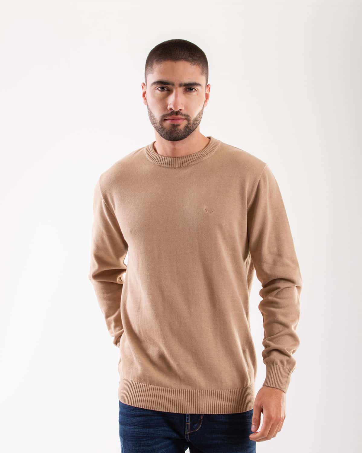 Sweater caqui para hombre