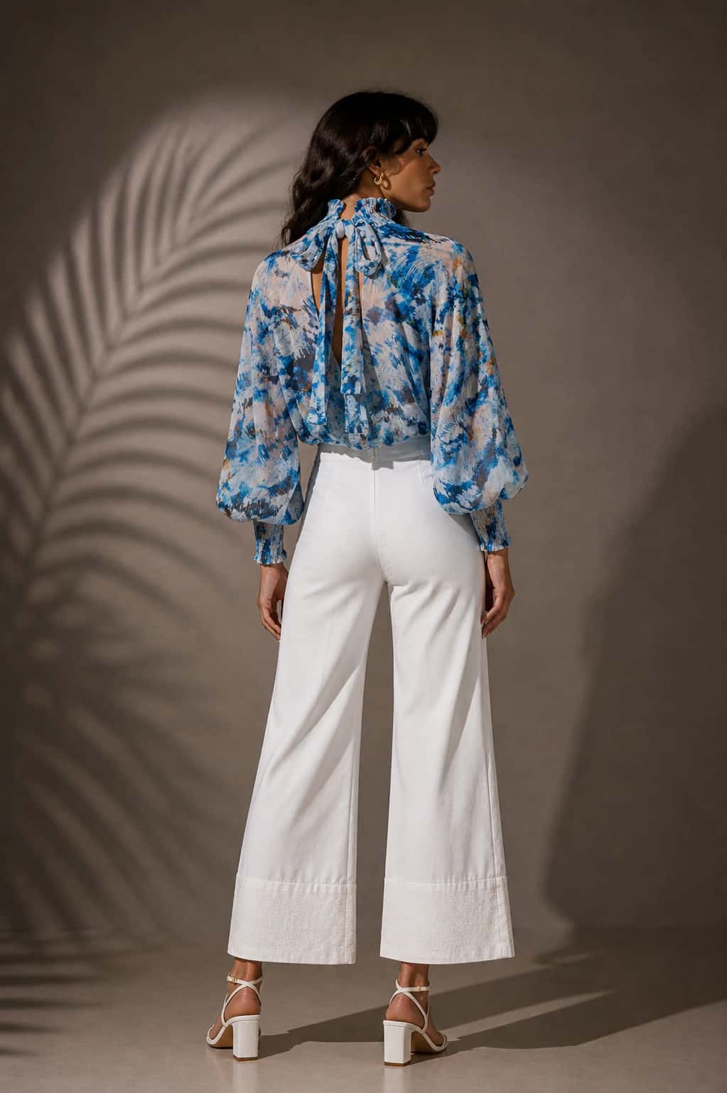Blusa Brestel Plumas Azul - miniatura 5