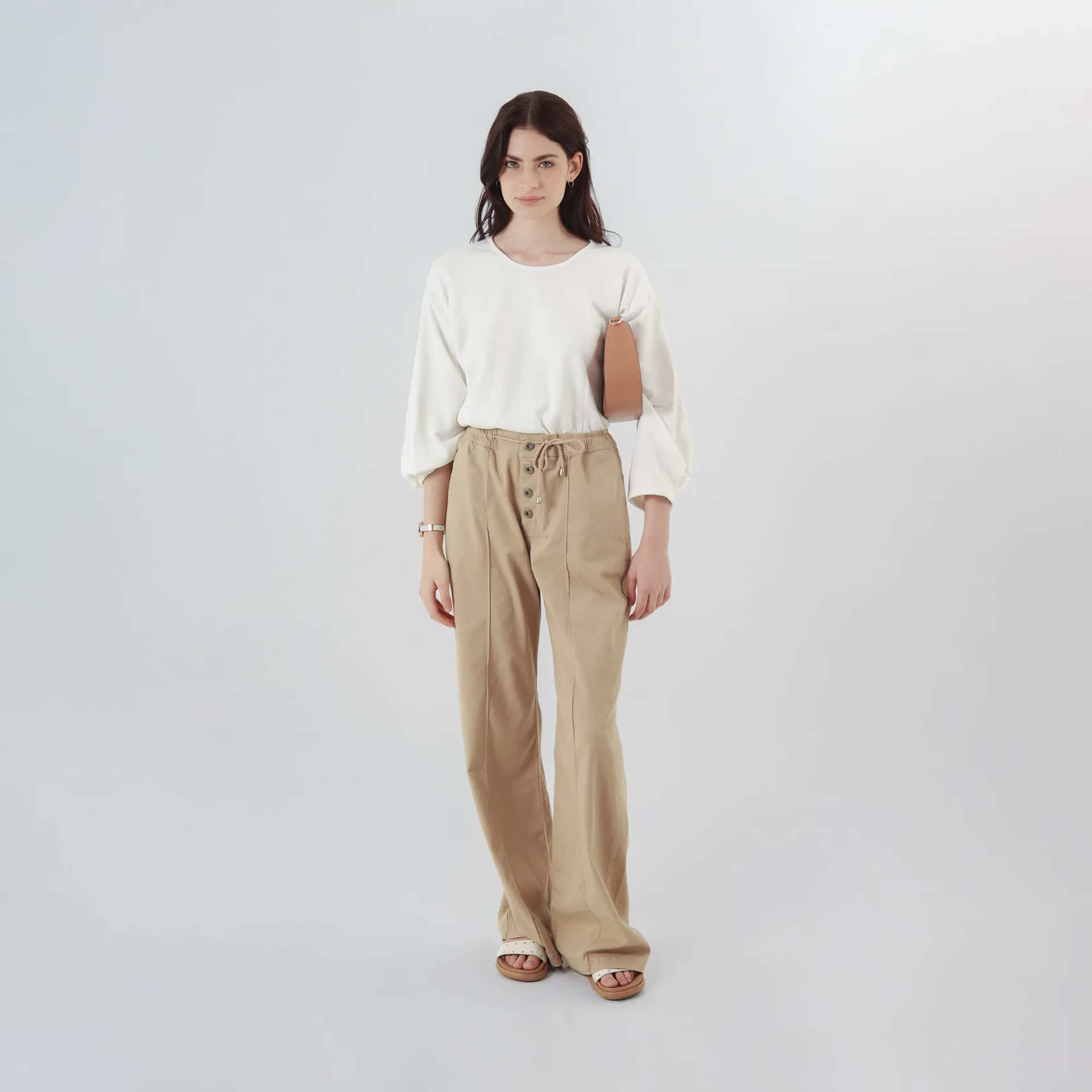 Pantalon Tiro Alto Bota Recta