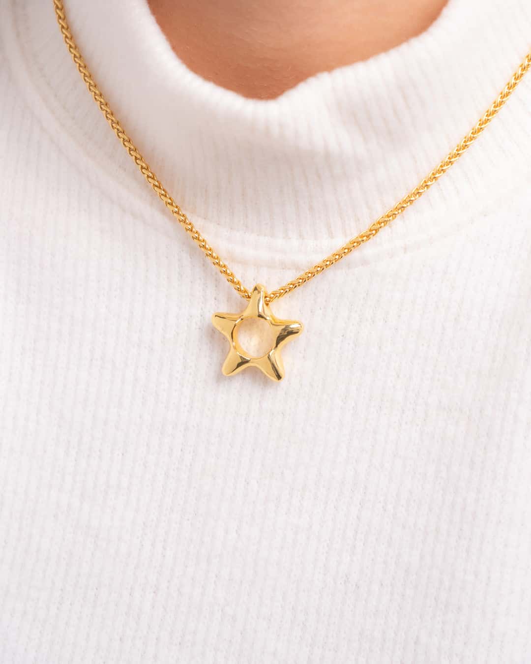 Collar Estrella Silueta Maxi
