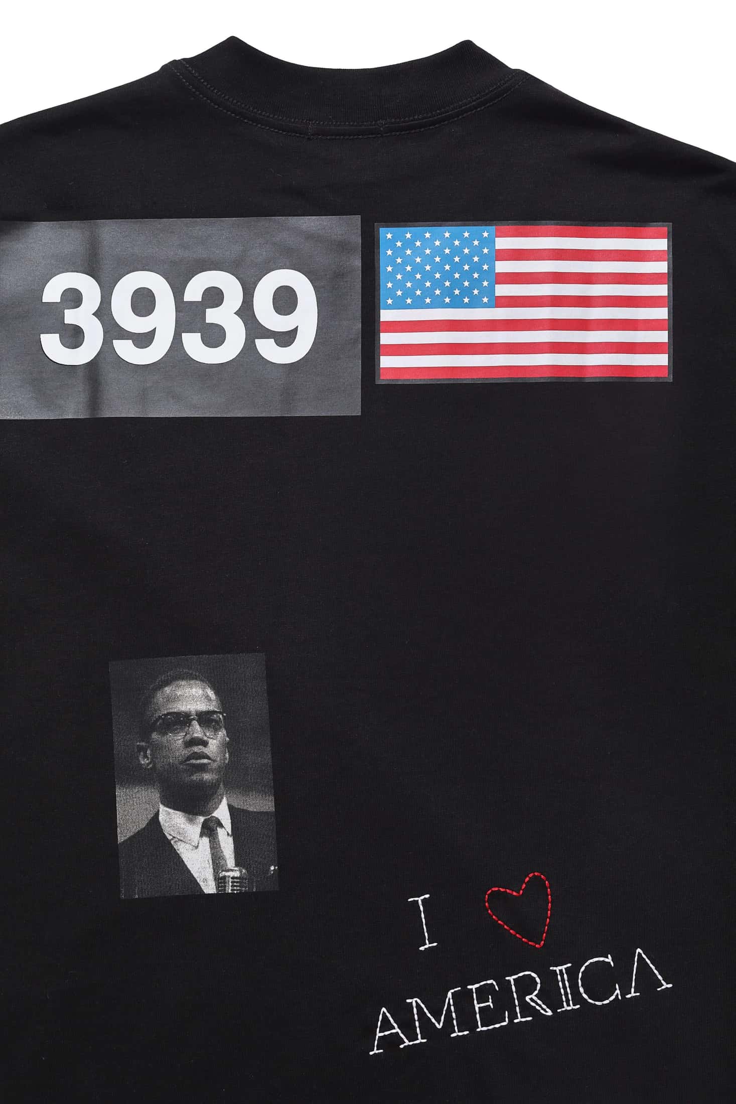 I <3 AMERICA BLACK T-SHIRT - miniatura 4