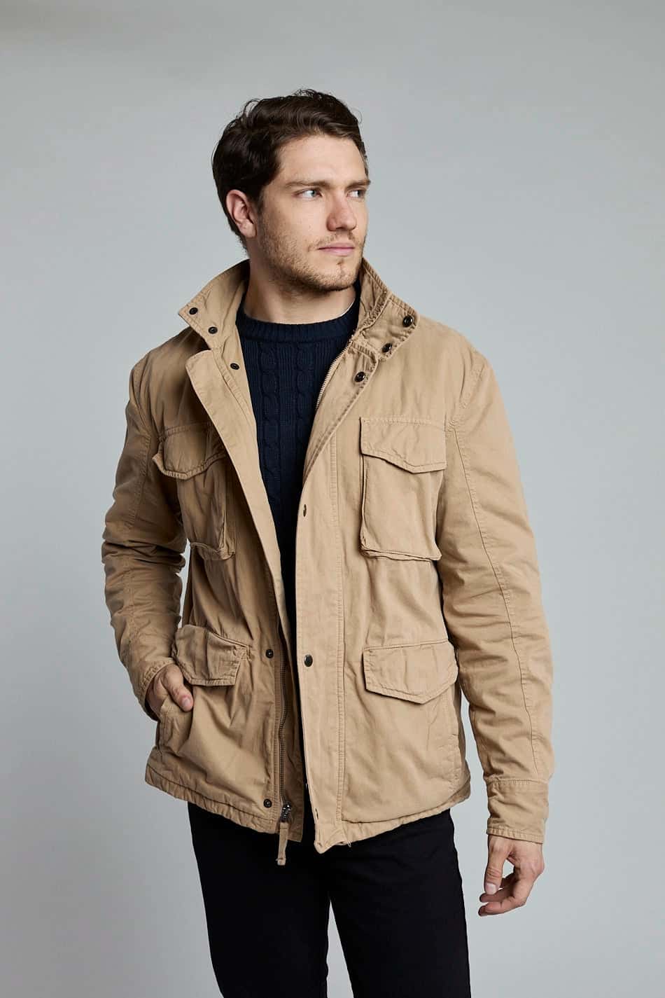 Chaqueta Cargo Khaki - miniatura 9