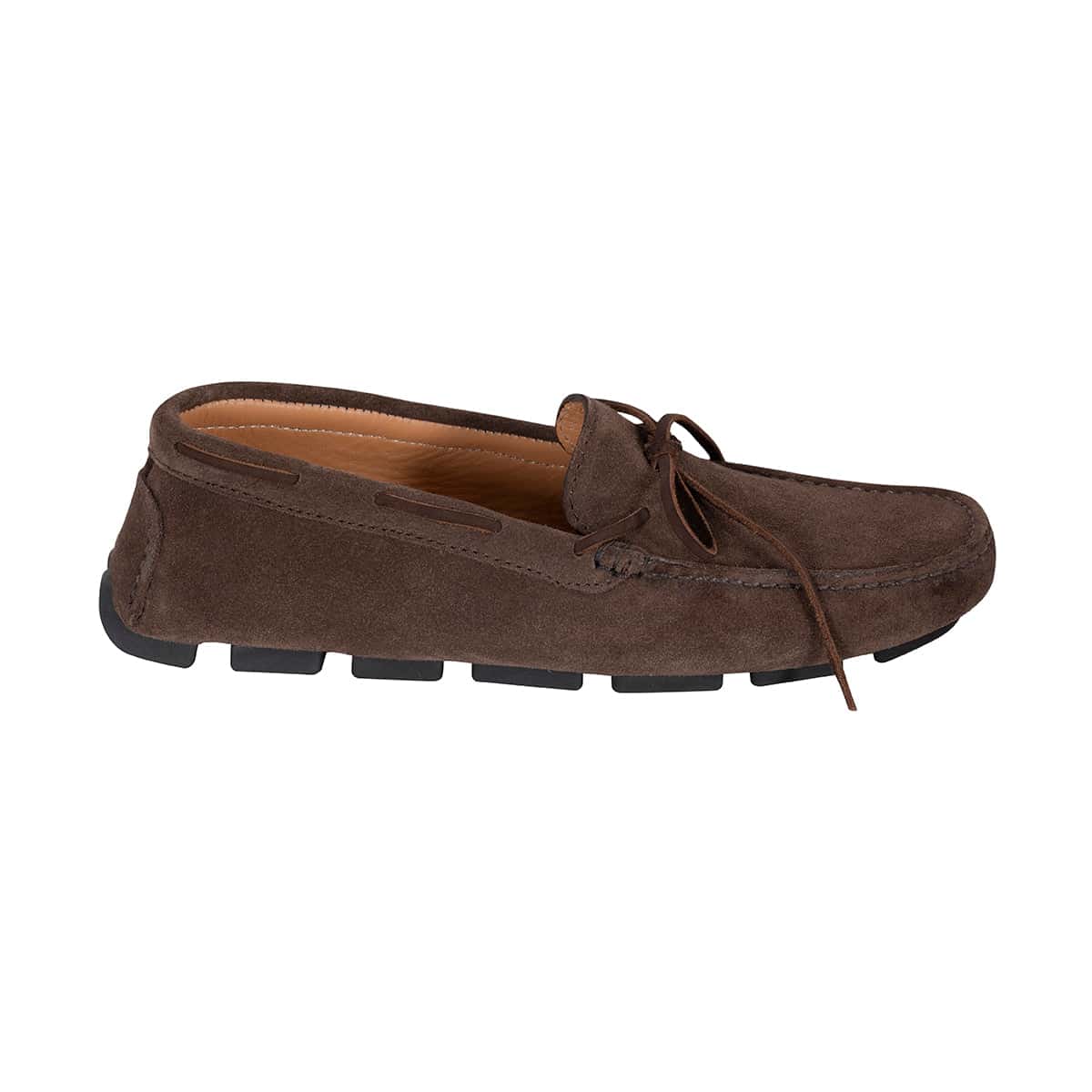 Mocasines Hombre Amarrar Carnaza Café - miniatura 4