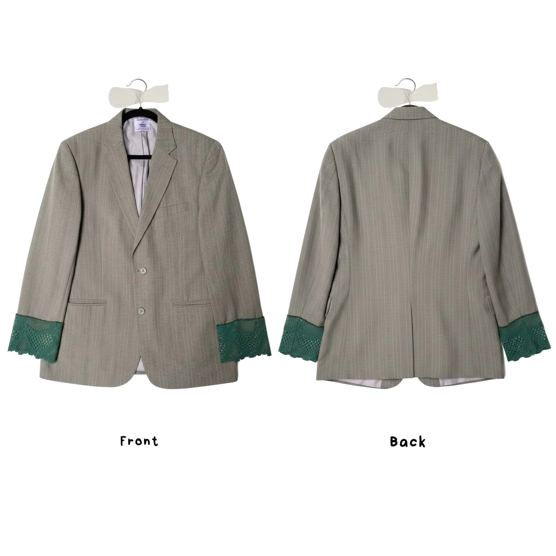 Upcycled Blazer w/ Lace - miniatura 4