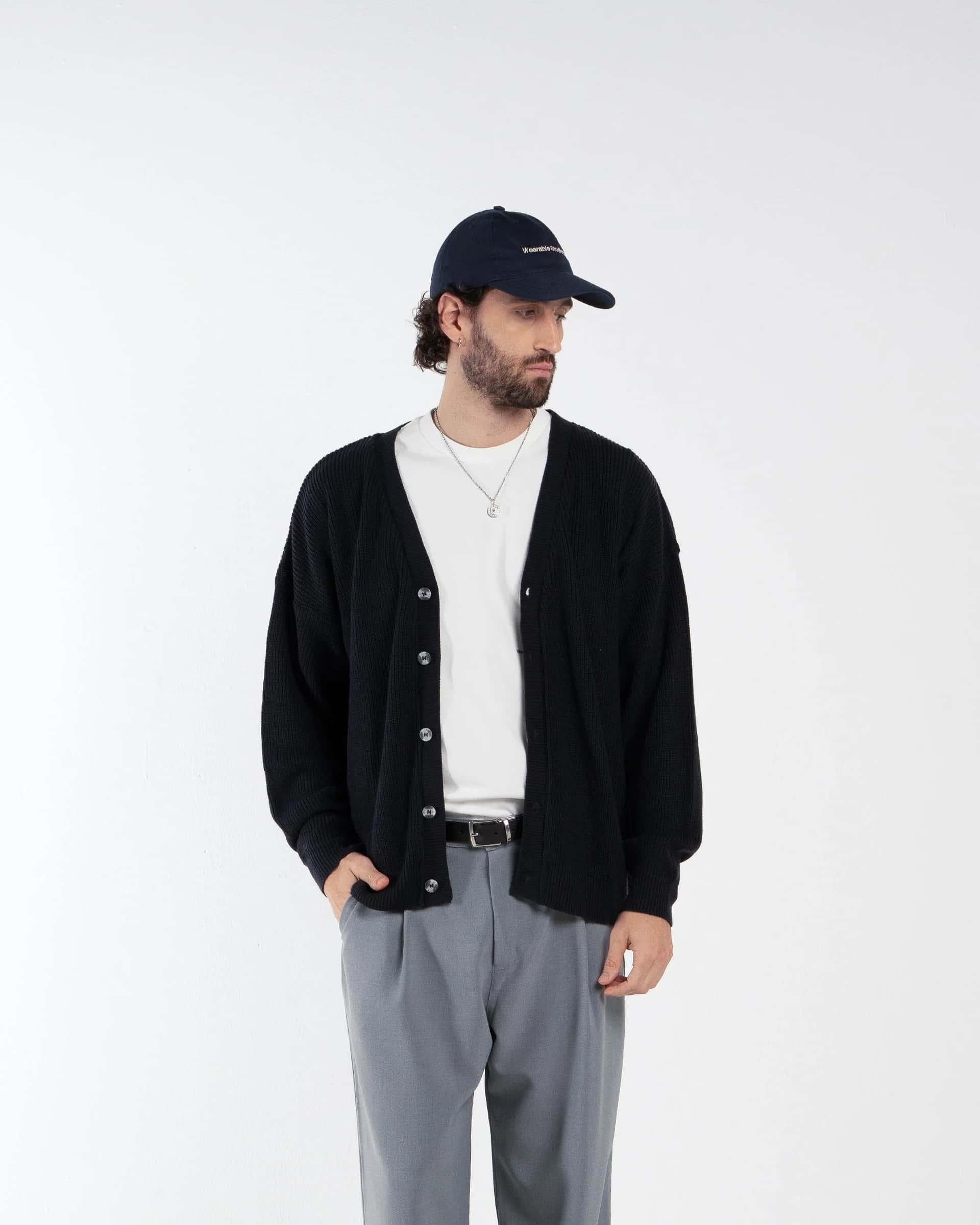 CARDIGAN RUM AZUL OSCURO - miniatura 4