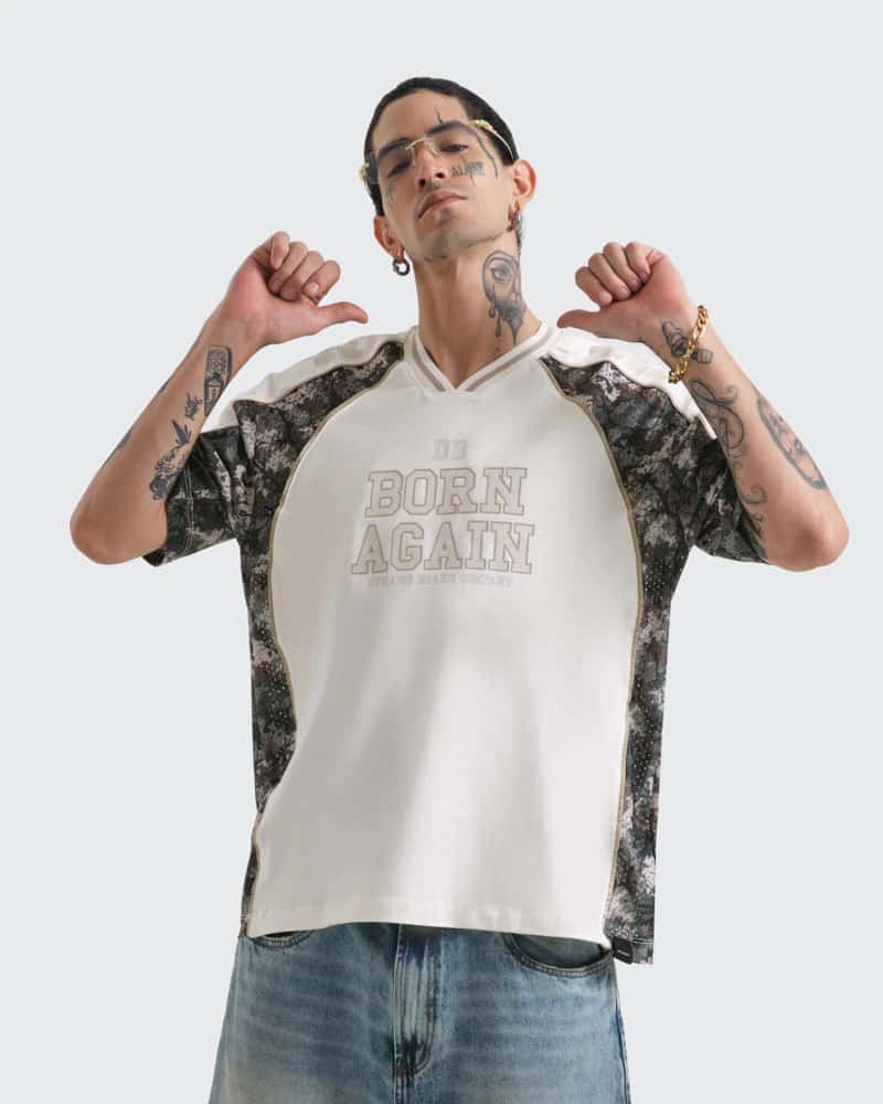 Camiseta Oversize Natural Born Again - miniatura 1