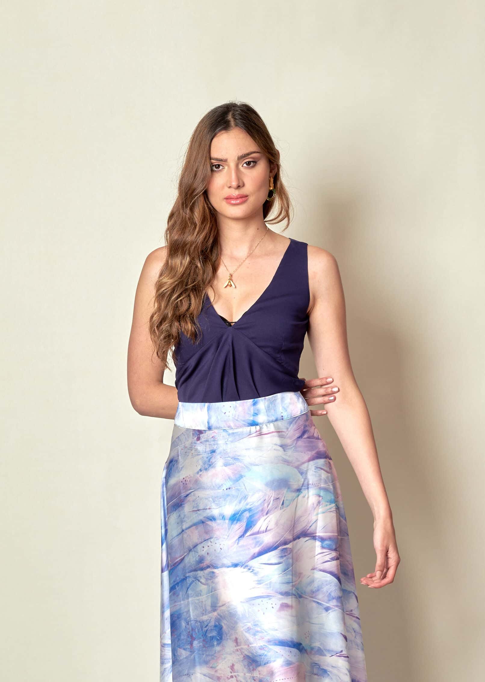 Blusa Rousse Azul Navy - miniatura 1