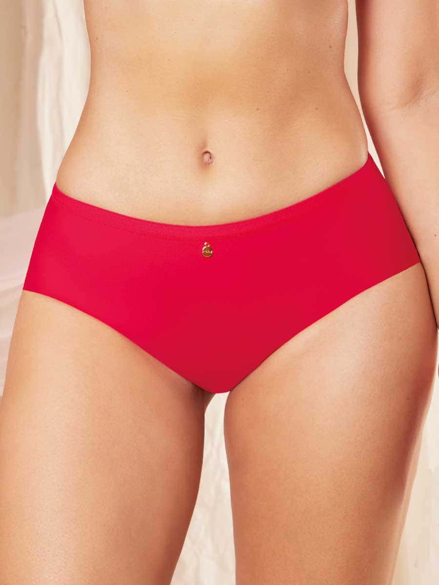 Cachetero Invisible Para Mujer Color Cereza