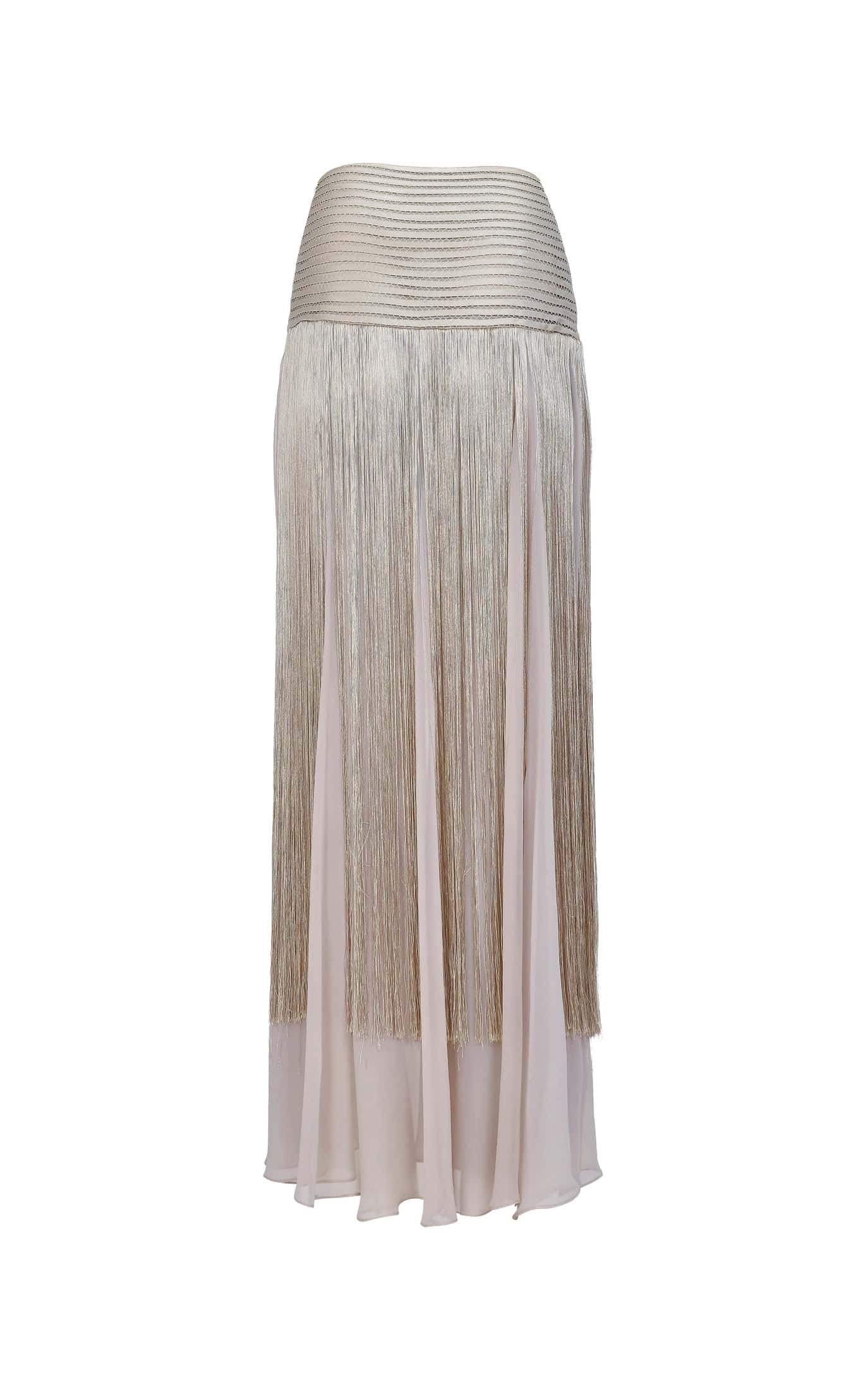 Golden Thread Maxi Skirt - miniatura 4