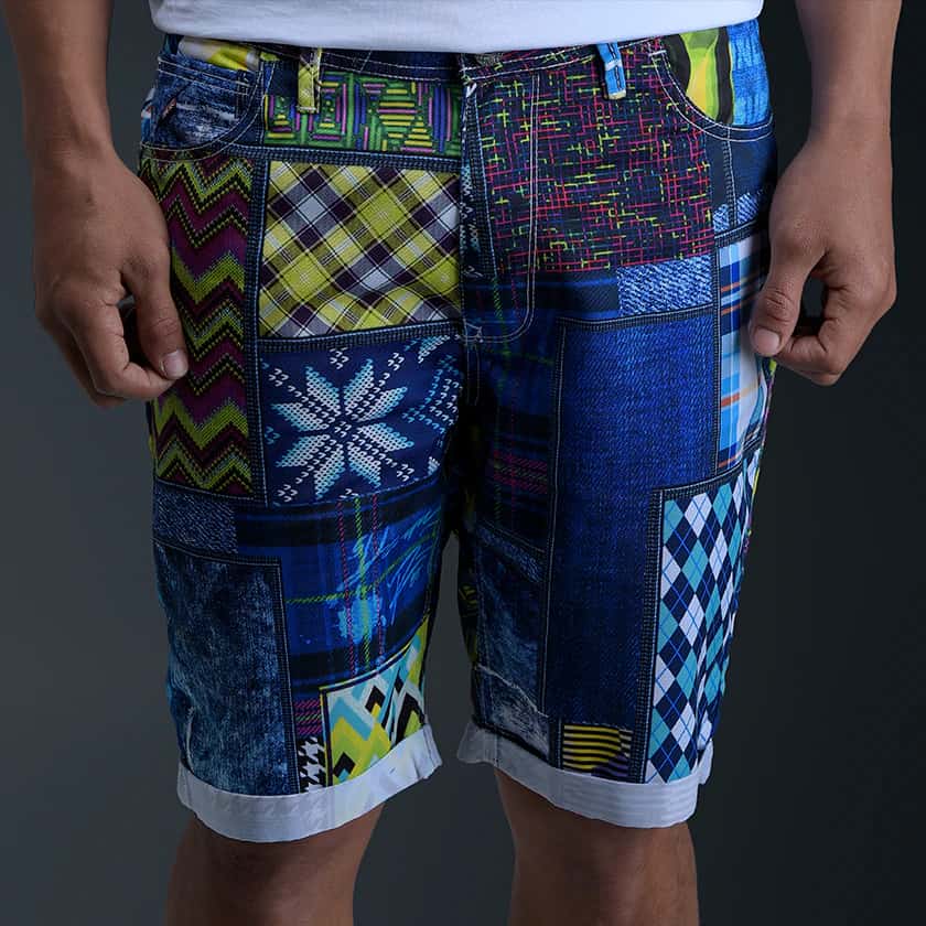 Bermuda Azul Casual