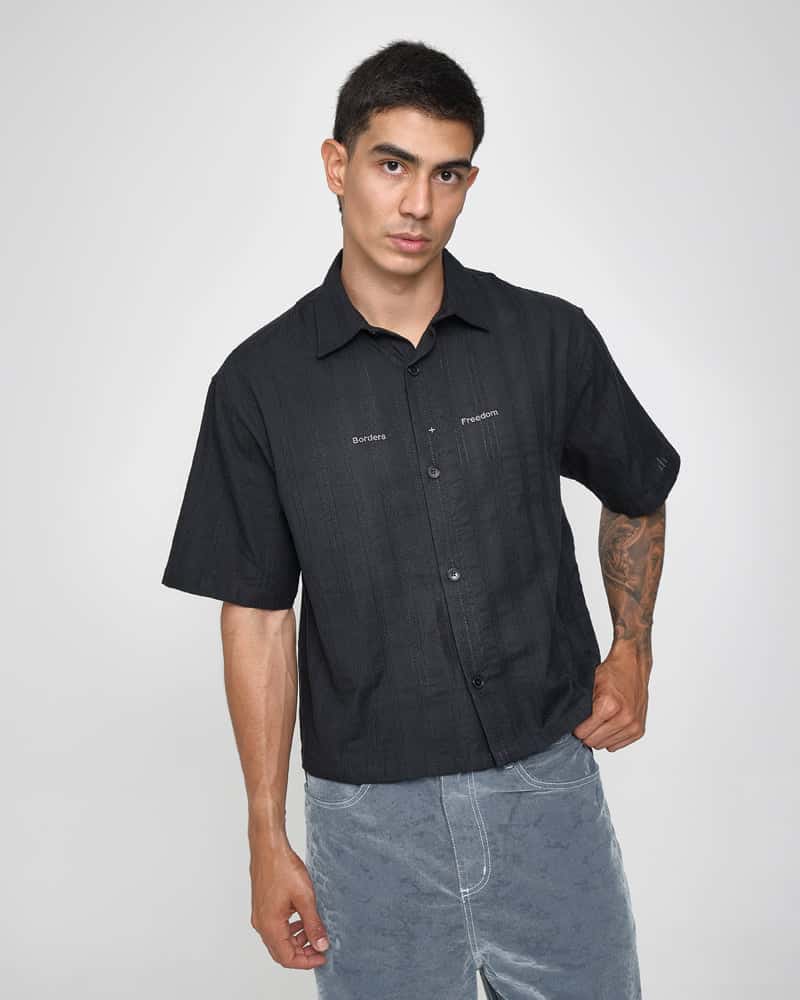 Camisa Boxy Freedom Black - miniatura 2