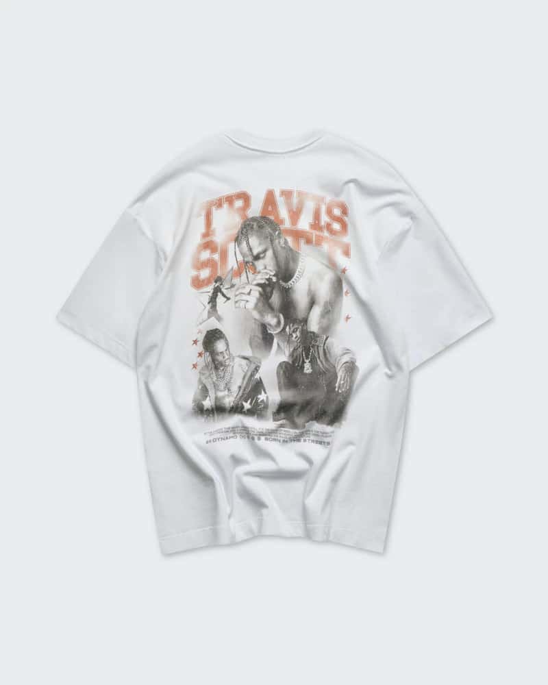 Camiseta Blanca Oversize Astro World - miniatura 5