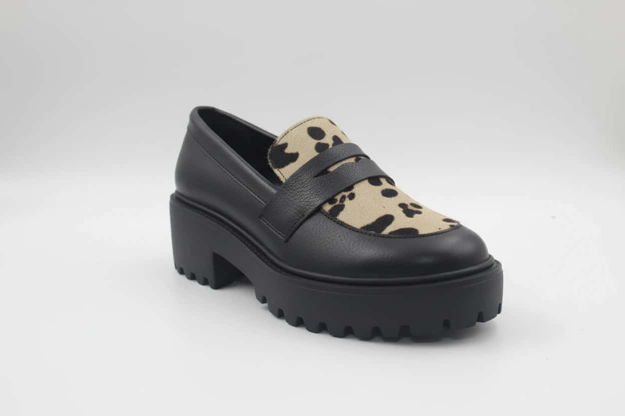 Mocasín Capri Vaquita * cuero Negro - miniatura 3