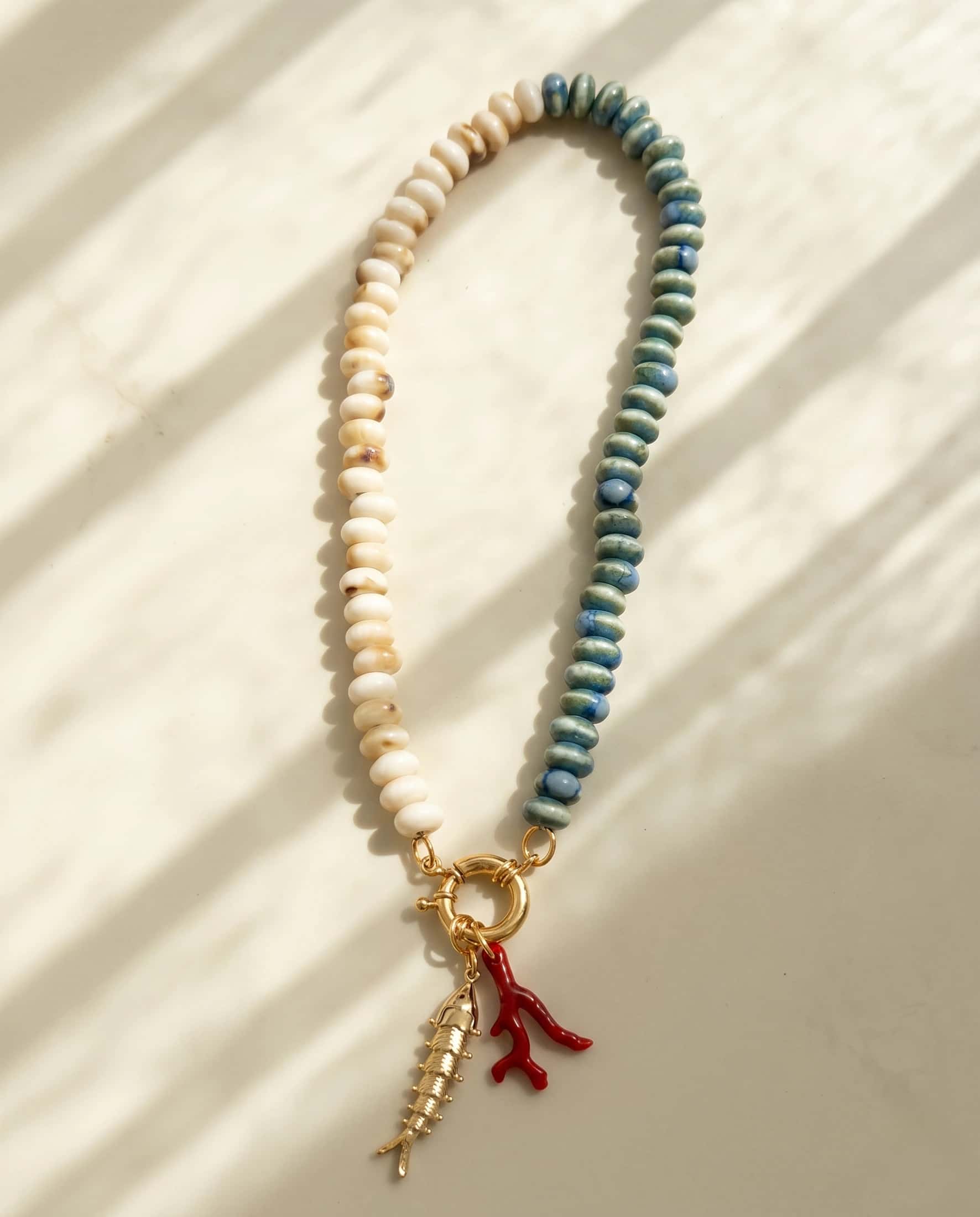 Deep Salt Necklace + 2 Removable Charms