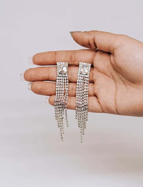 Aretes Plateados