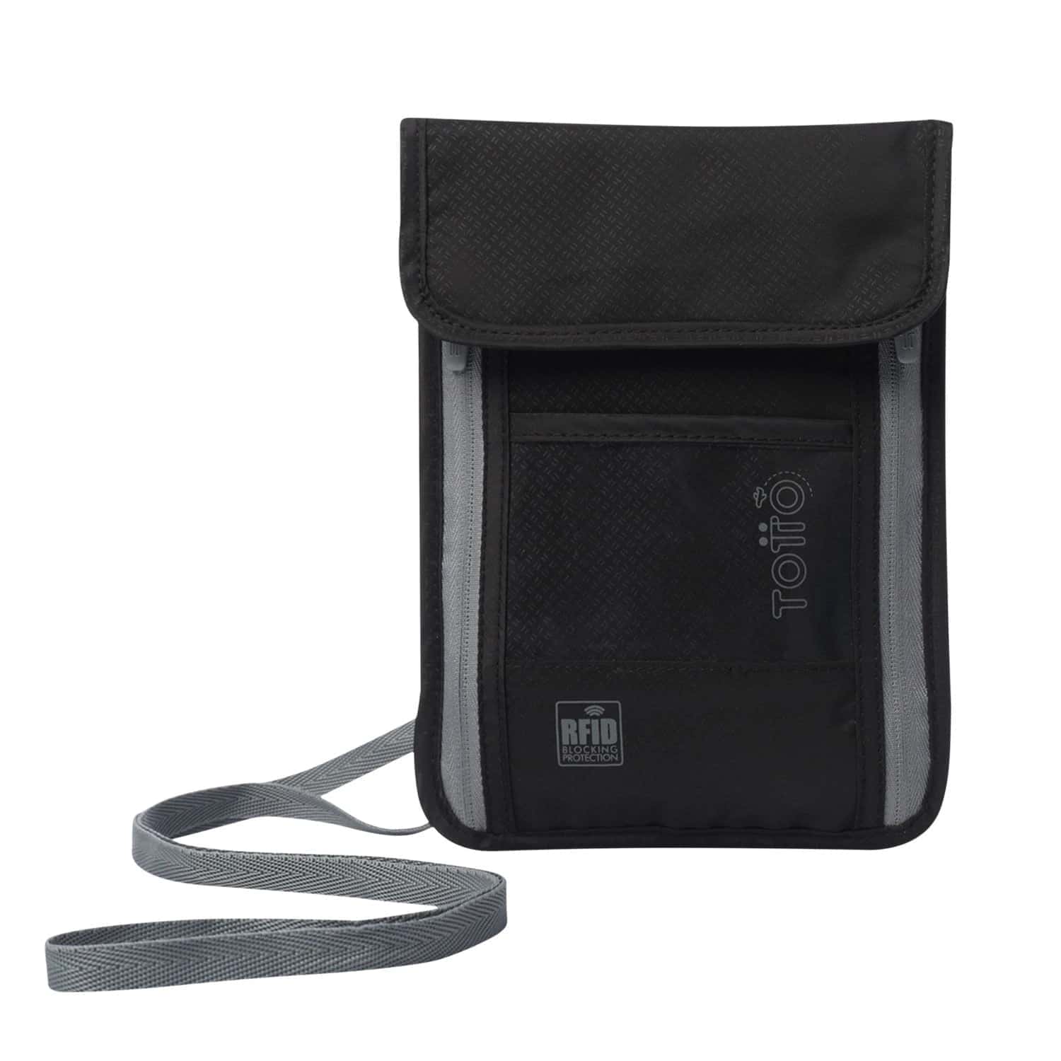 Porta Pasaporte de Seguridad Hang color Negro