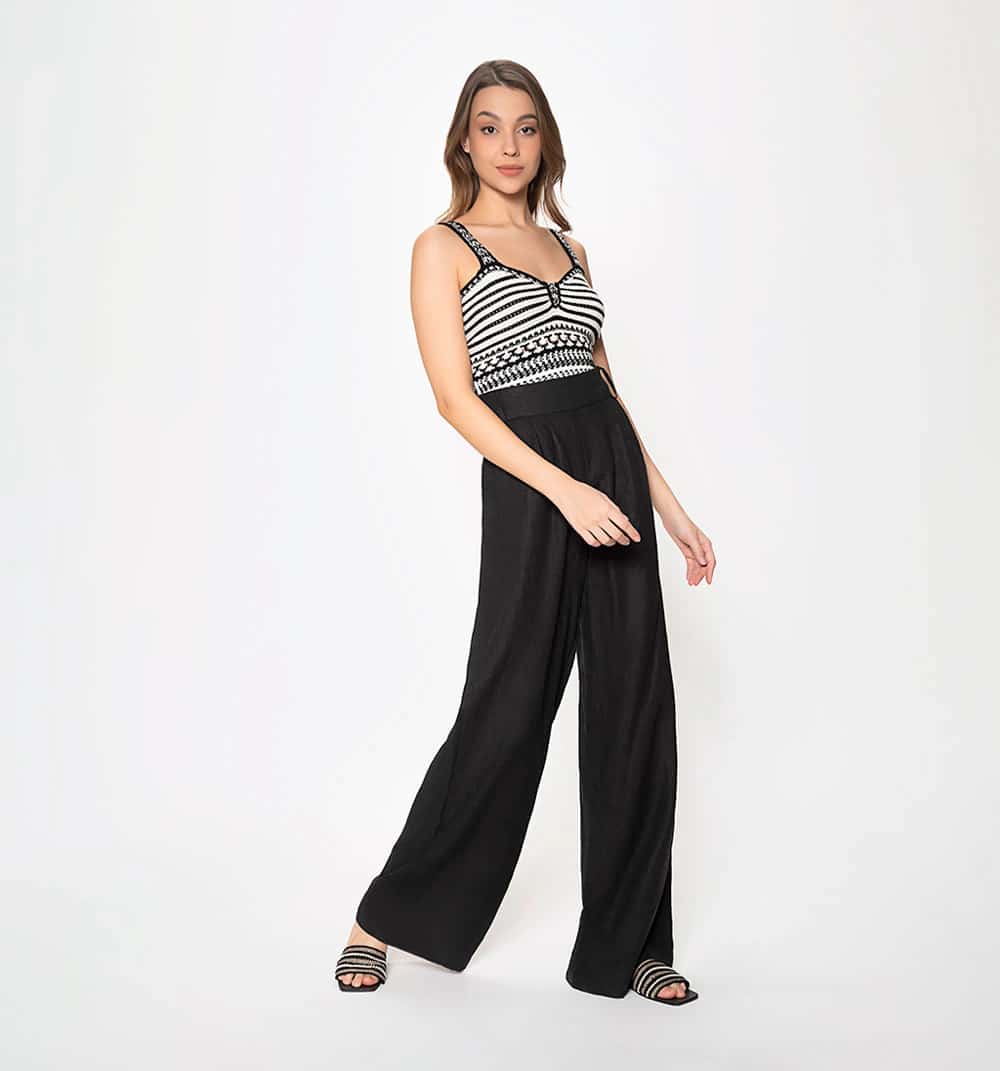 Blusa tejida a rayas