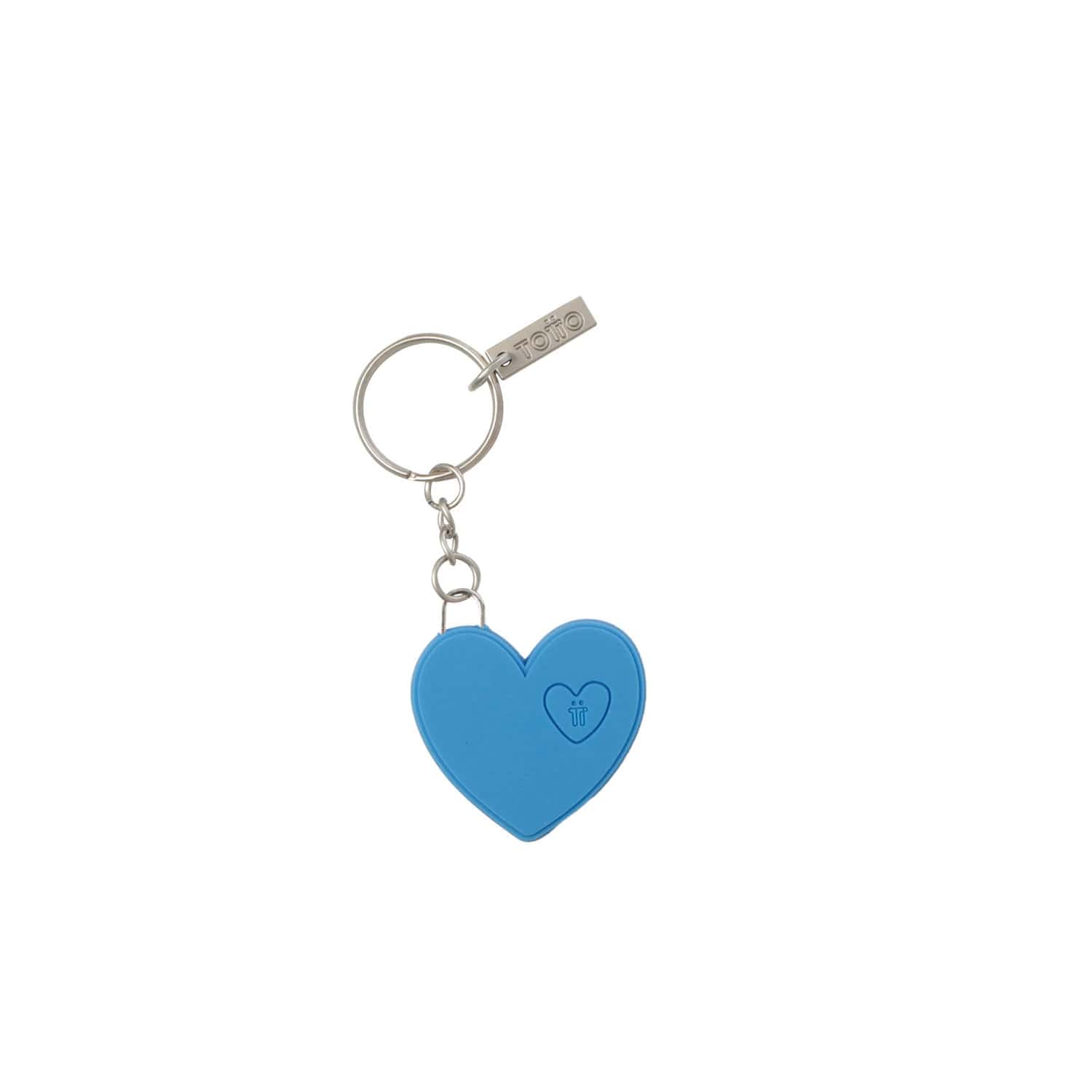 Llavero de Goma Abc color Azul