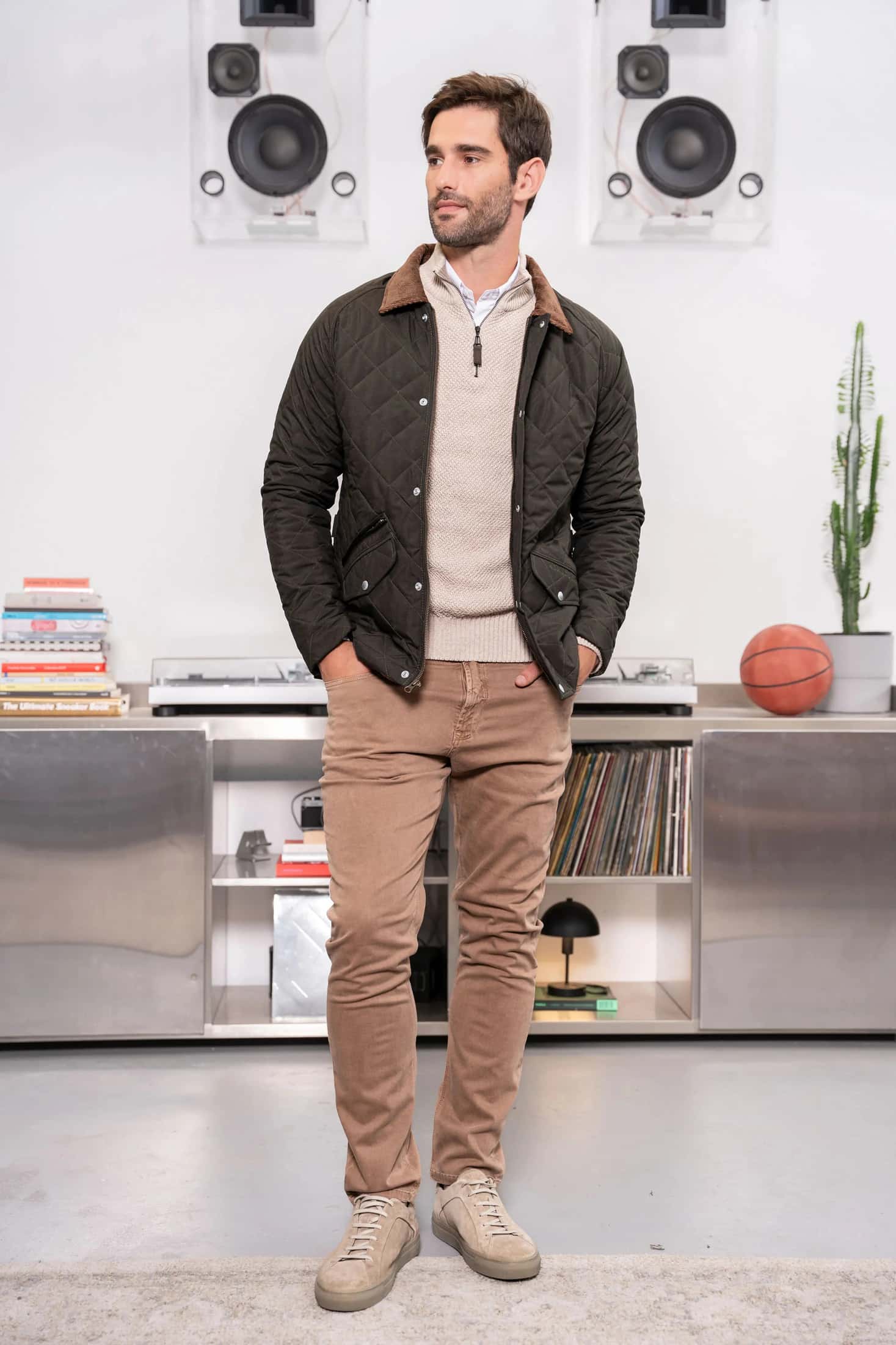 Halfzip Torino Hombre Arena - miniatura 4