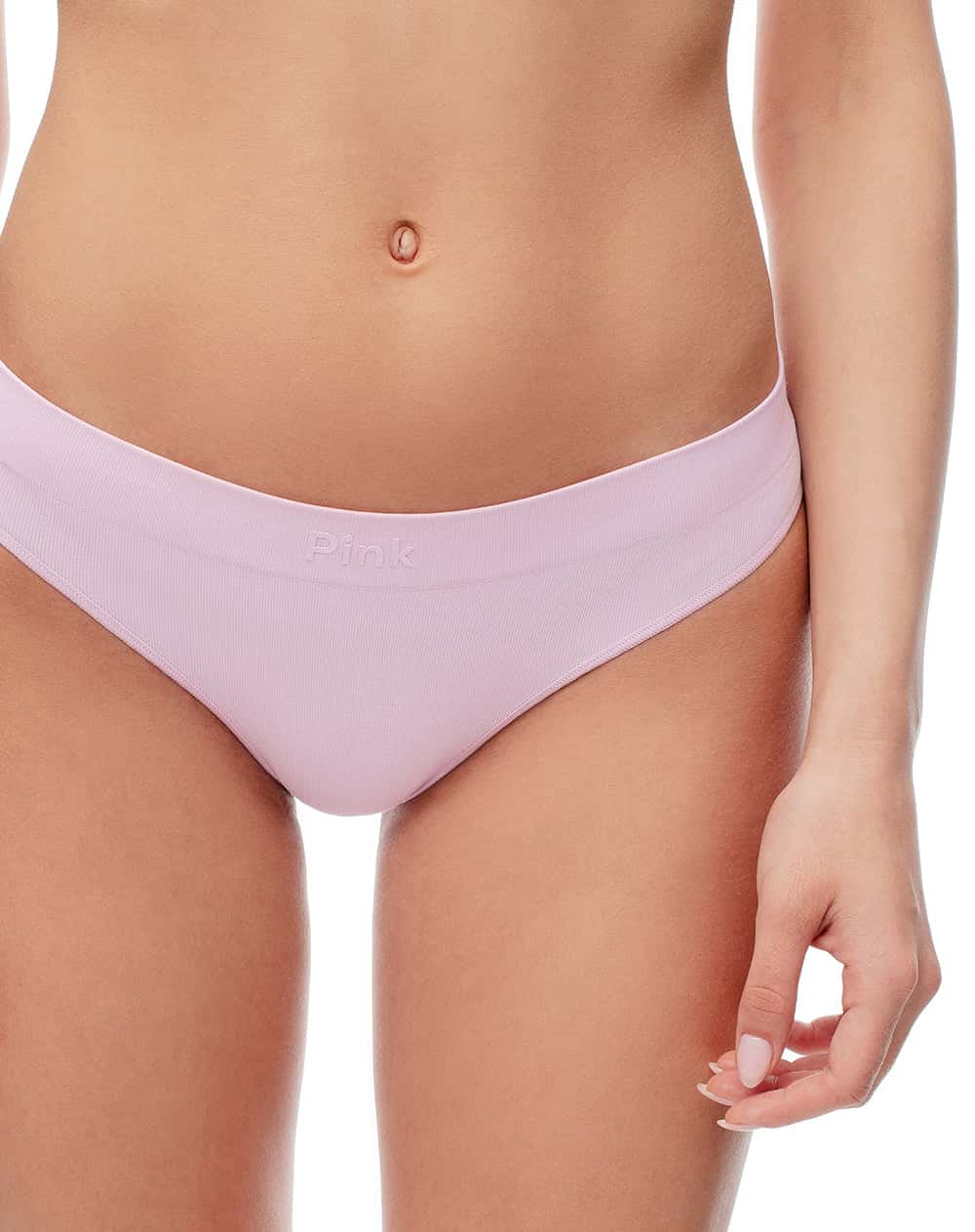 Panty cachetero seamless tiro medio x3unds surtido mujer