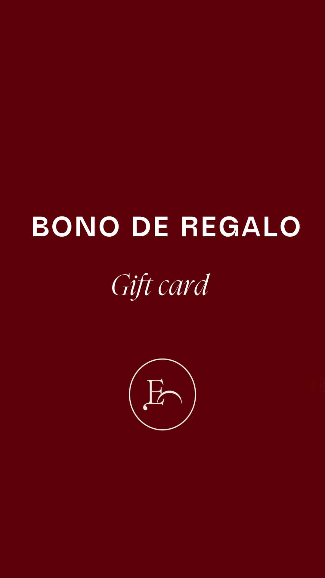 Bono de Regalo